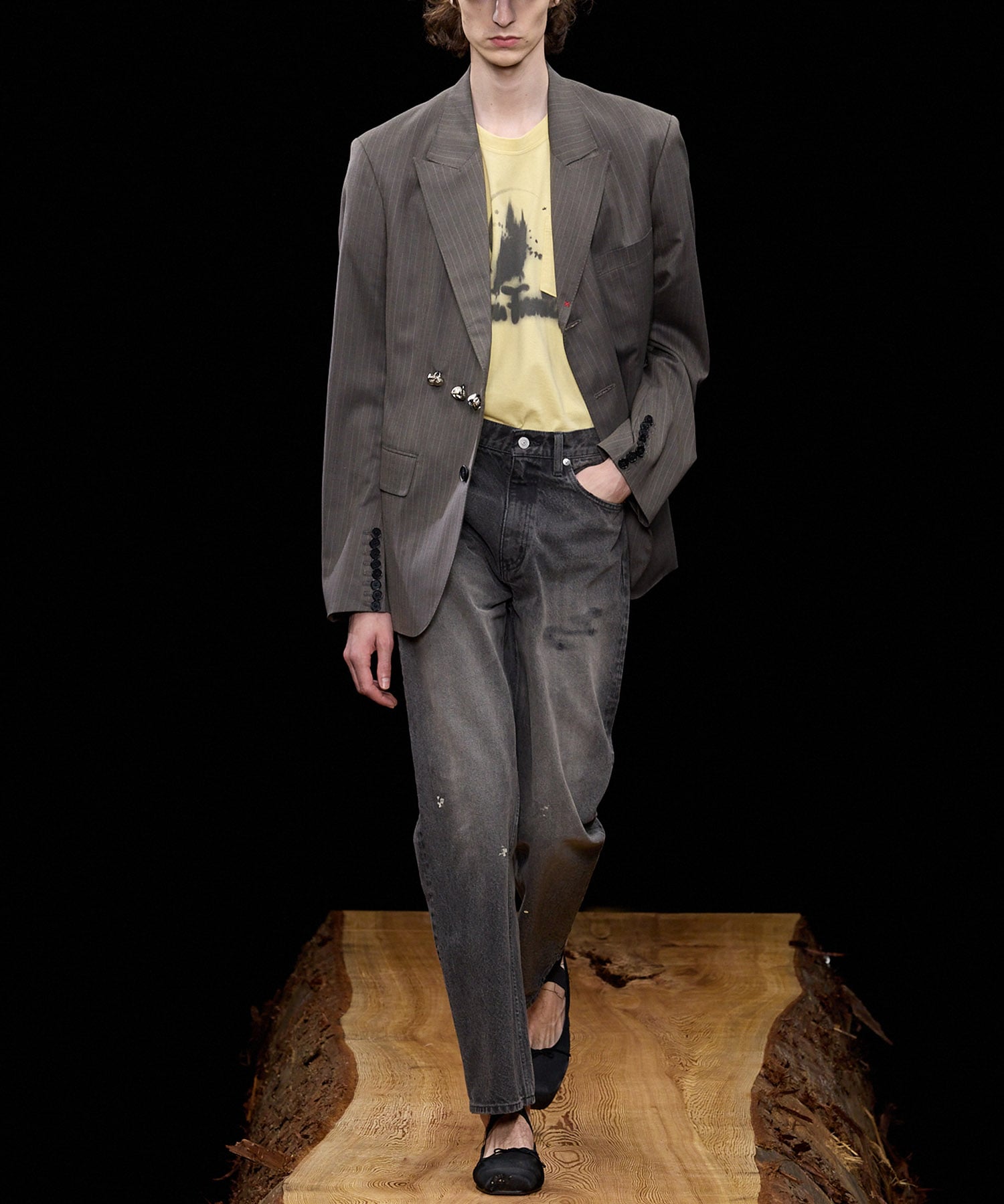 RED BAR TACK TAILORED JACKET MASU