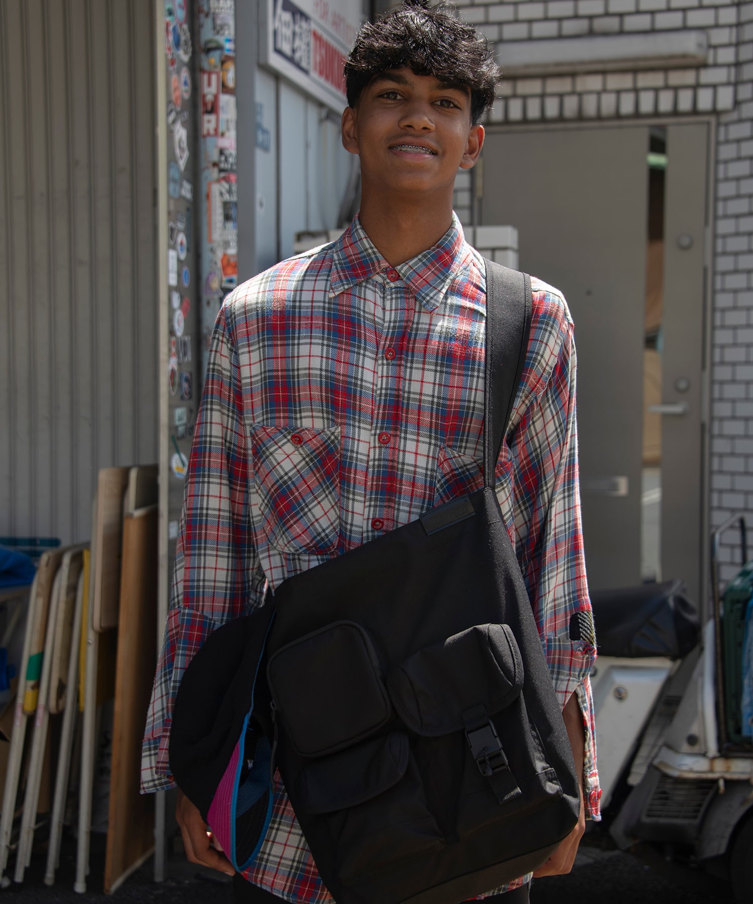 MULTI POCKETS SHOULDER BAG BAICYCLON by bagjack