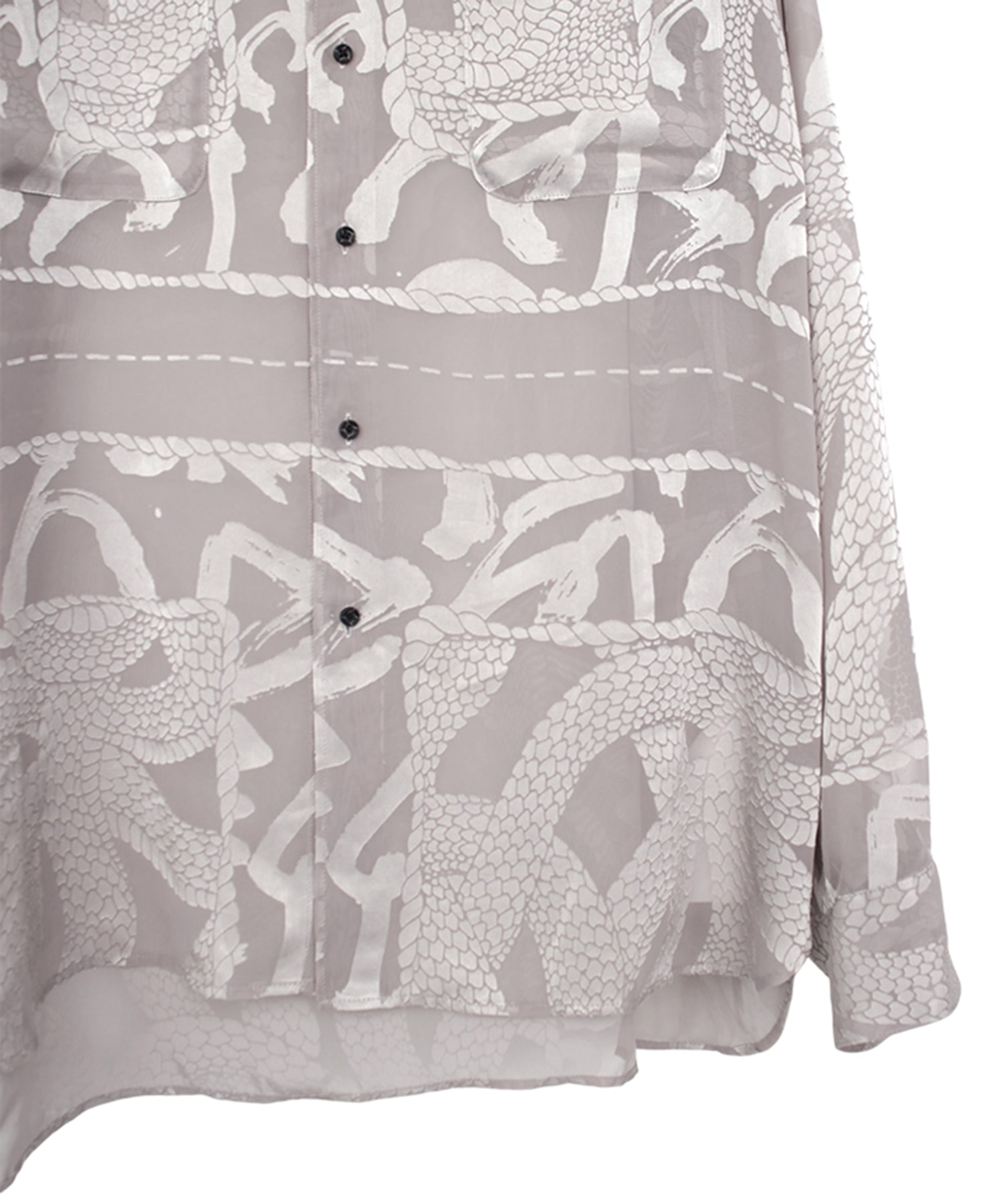 OPAL BOXY FIT FLAP POCKET SHIRT KOZABURO