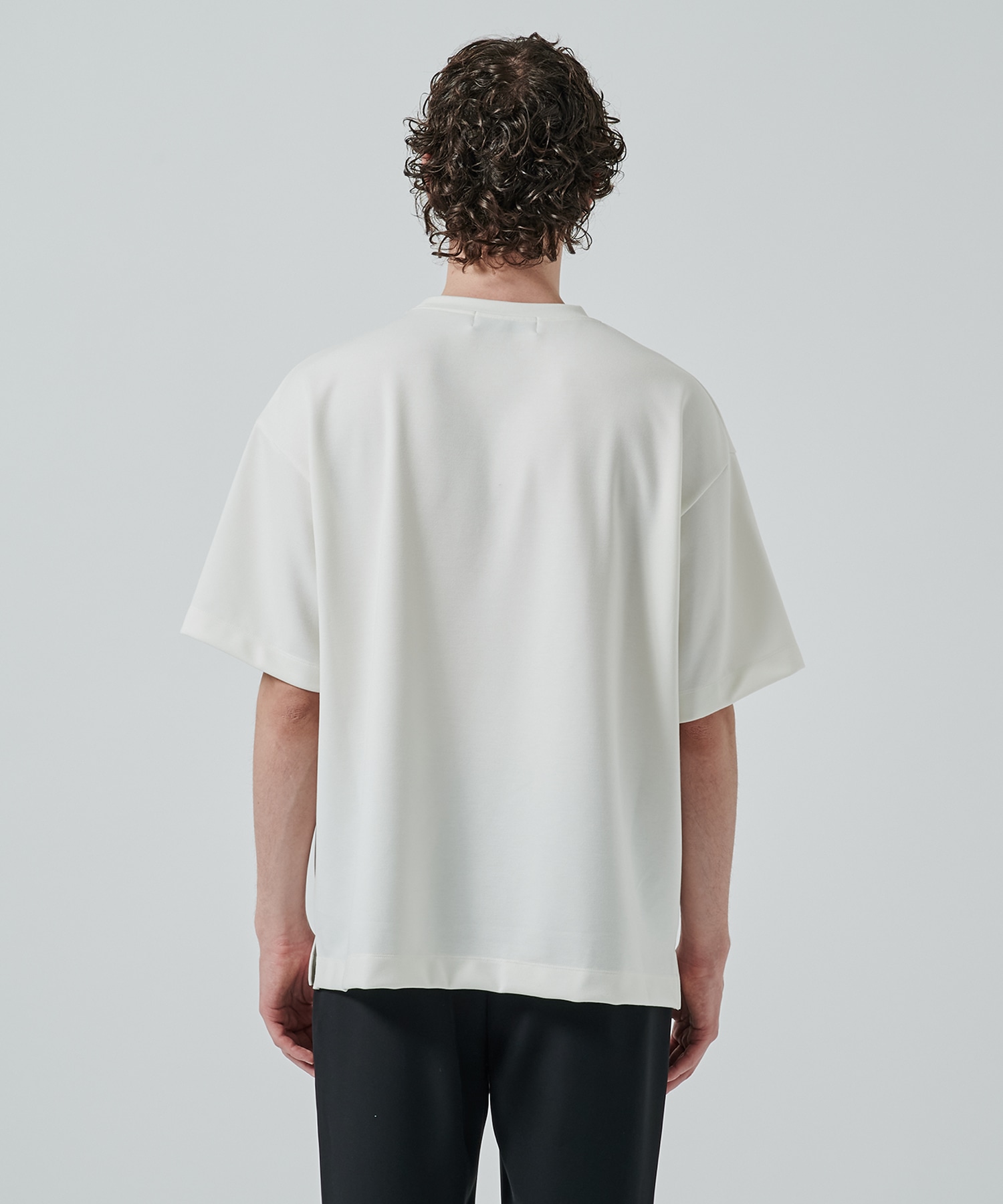 CULLNI Logo Embroidery Ponte Rome Pullover CULLNI