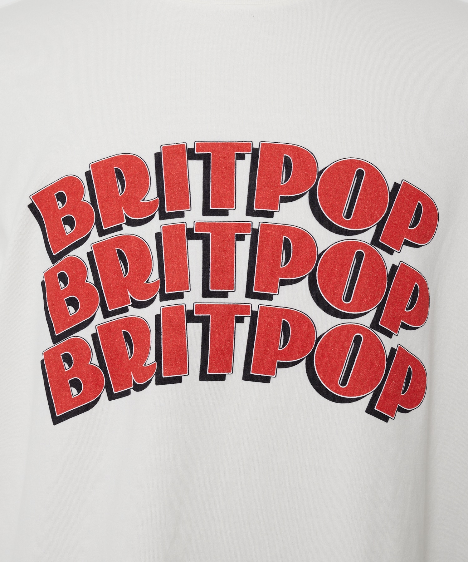 BRITPOP Print Tee WIDE blurhms