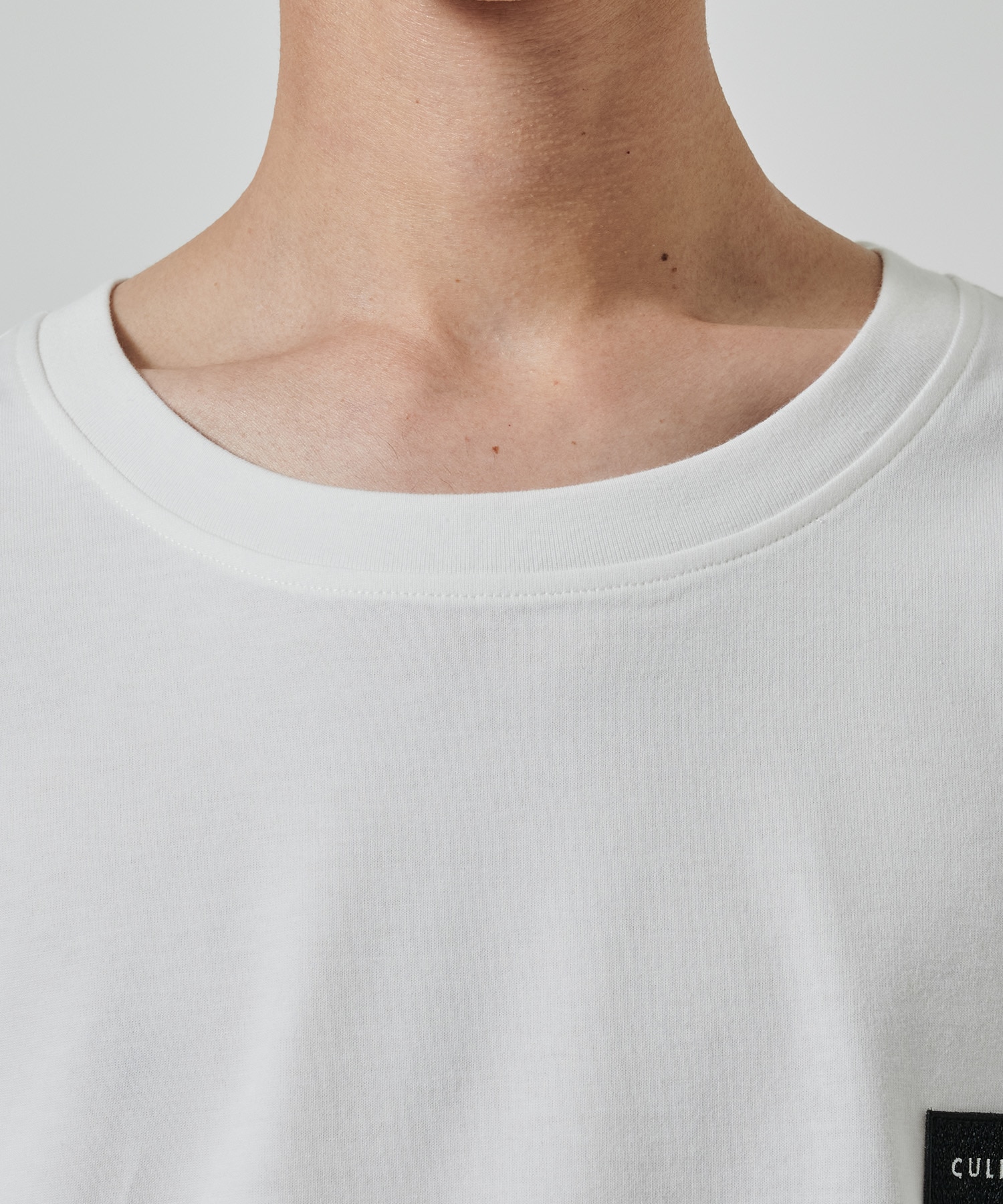 Cotton Jersey Embroidery Patch Pullover CULLNI