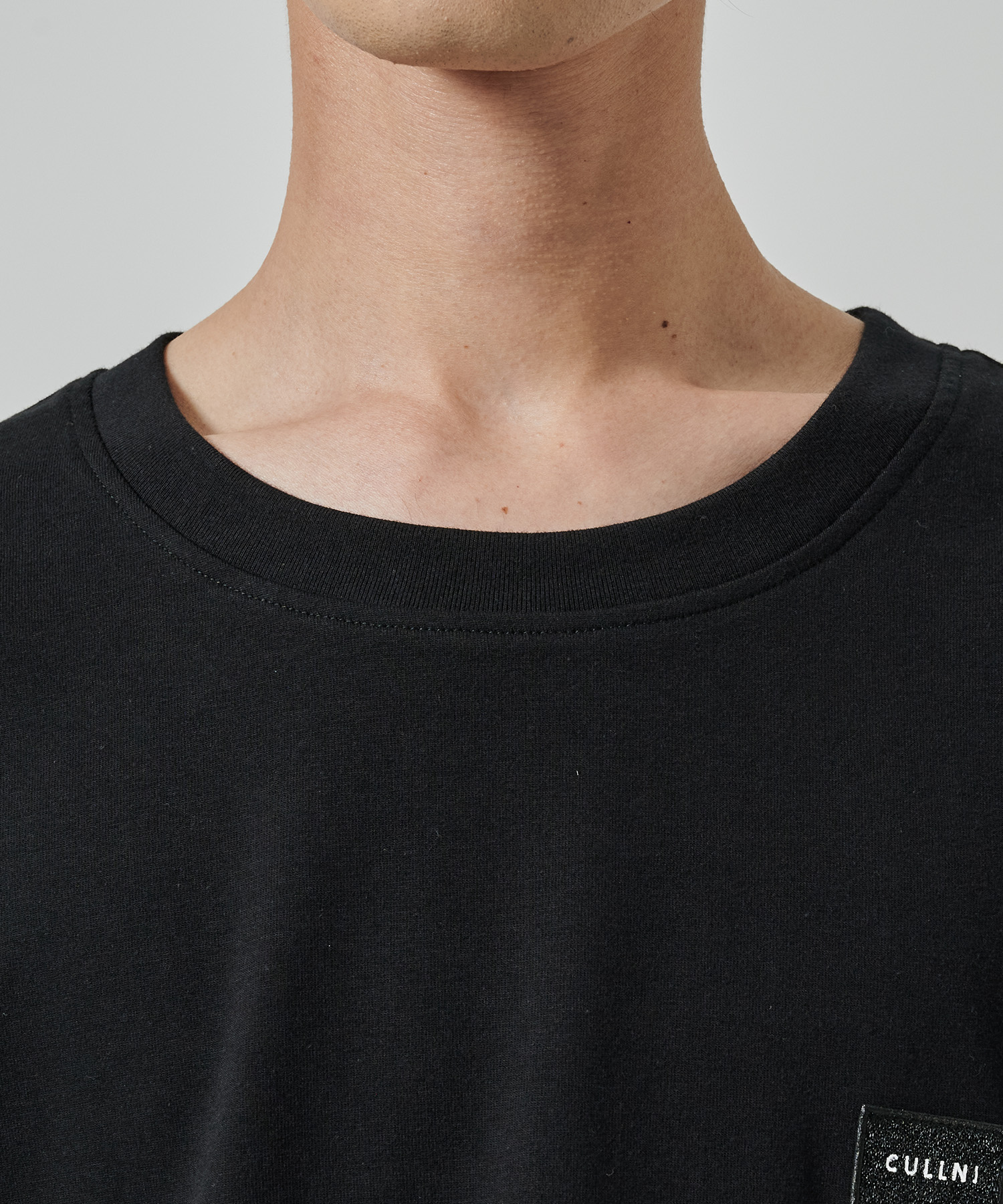 Cotton Jersey Embroidery Patch Pullover CULLNI