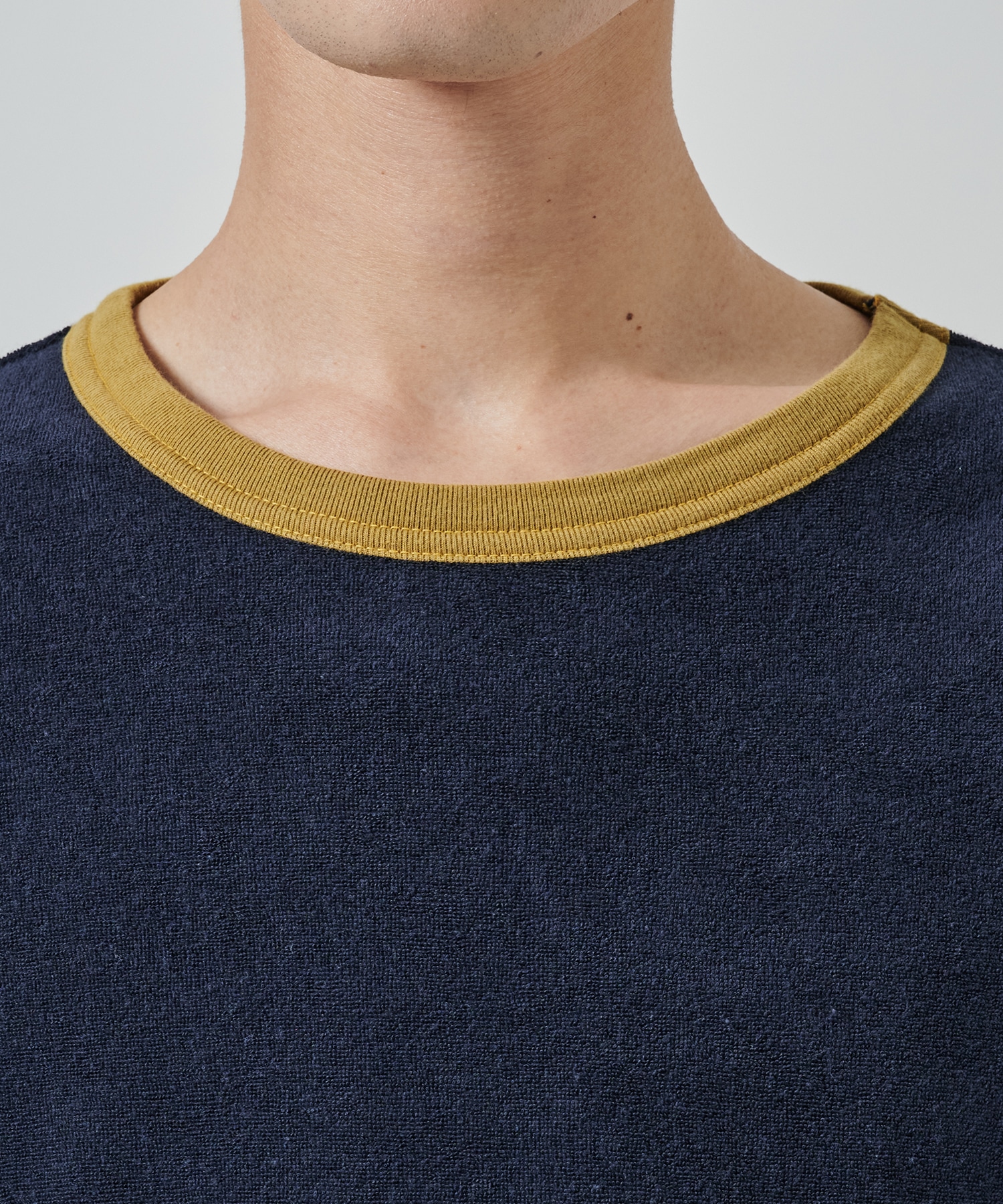 ORGANIC COTTON PILE RINGER PILE TEE MARKAWARE/marka