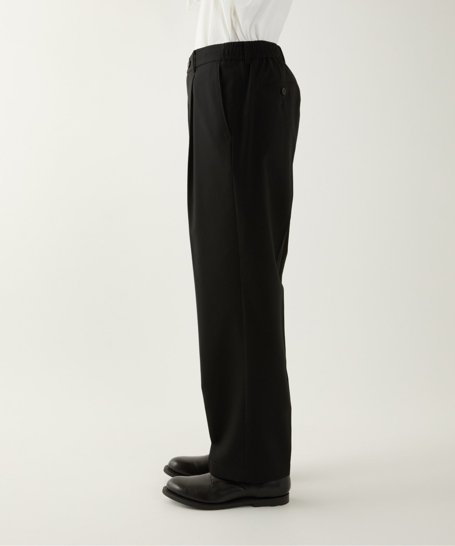 WIDE TAPERED EASY SLACKS N.HOOLYWOOD