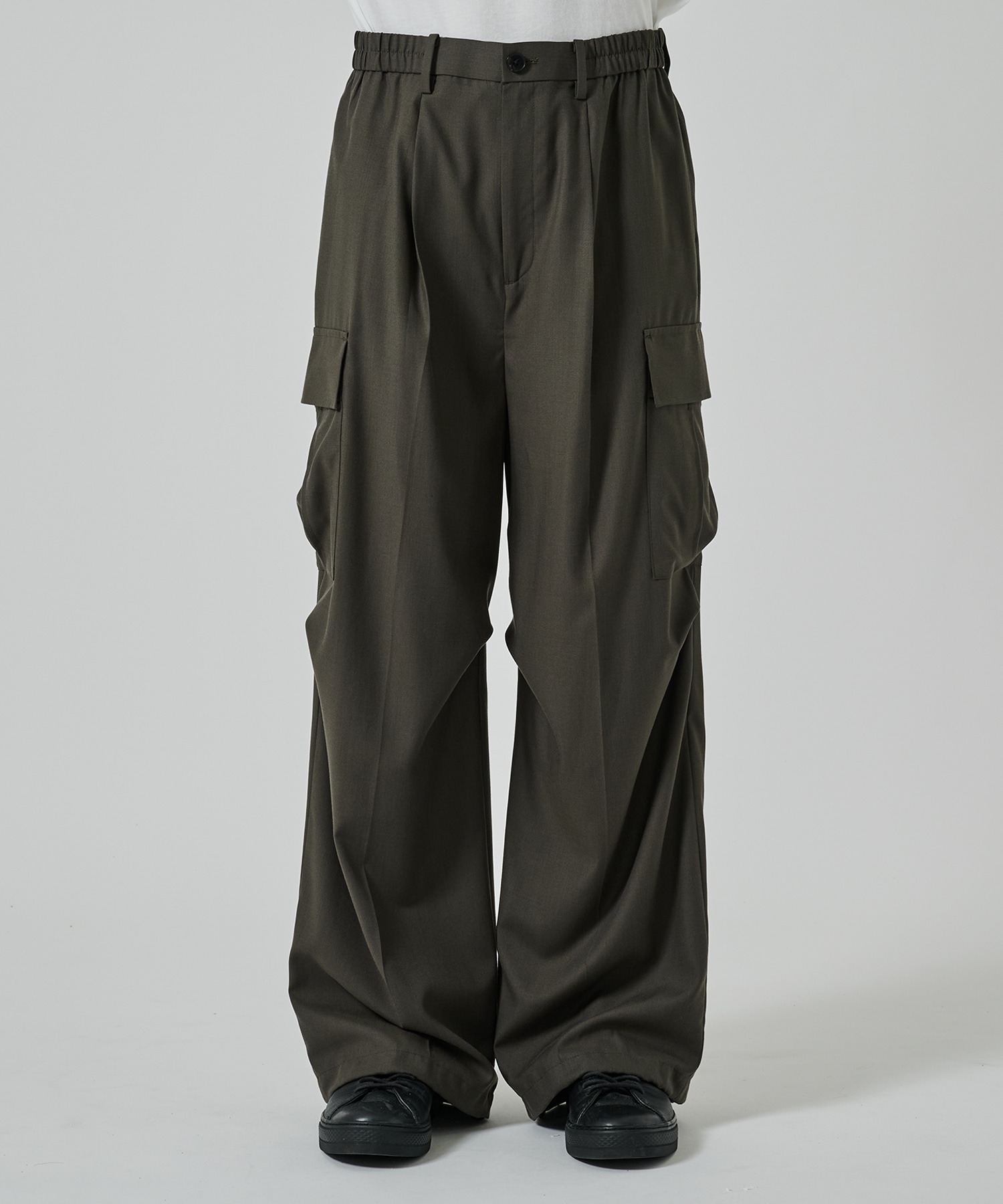 COOL WOOL CARGO PANTS STUDIOUS