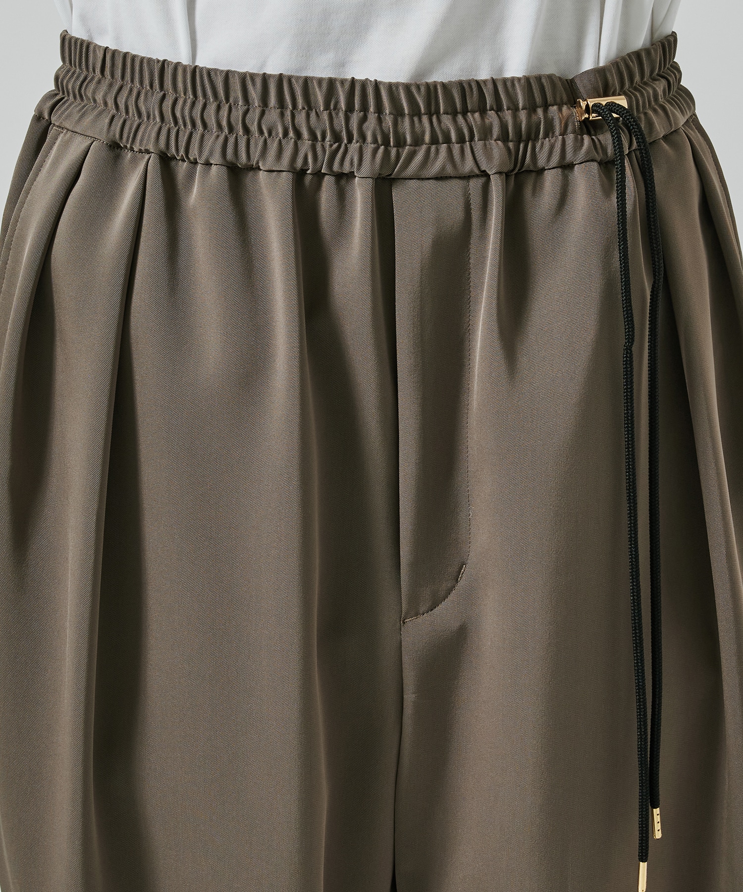 〈別注〉 Dry Stretch Twill Side Drawstring Relax Wide Tapered Pa CULLNI