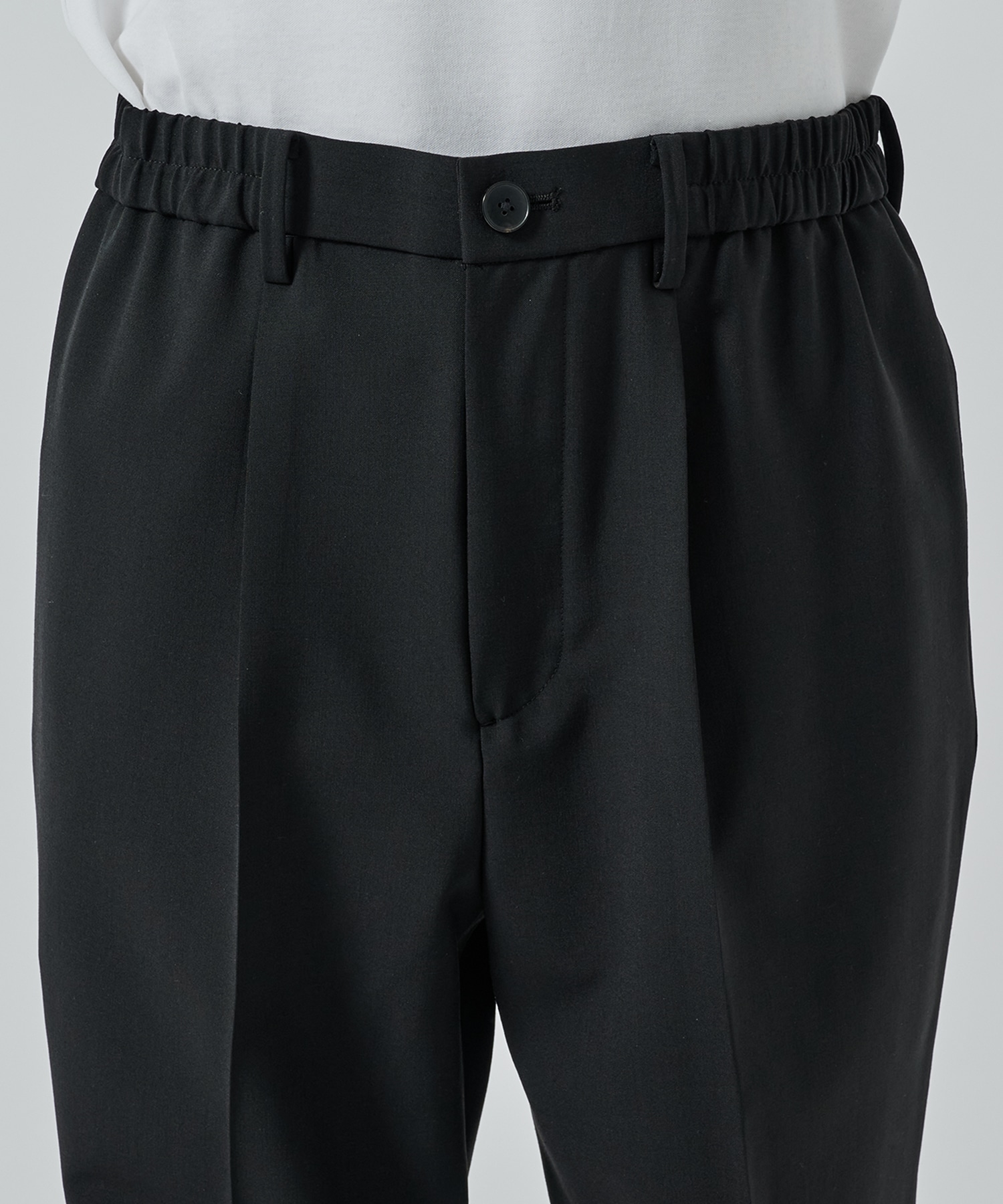 SUMMER WOOL TAPERED SLACKS STUDIOUS