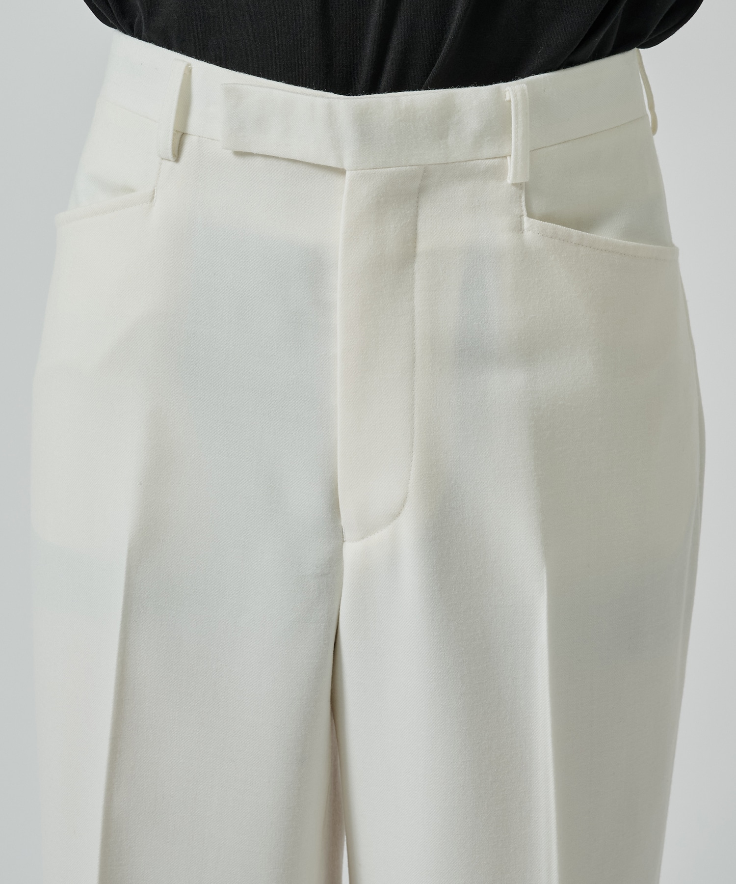 Wool Straight Trousers LITTLEBIG