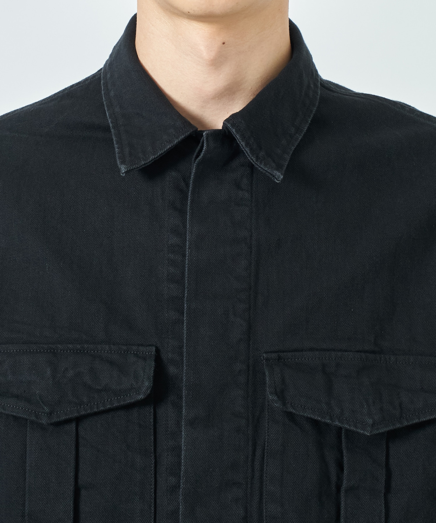 別注 DENIM MILITARY JACKET MARKAWARE/marka