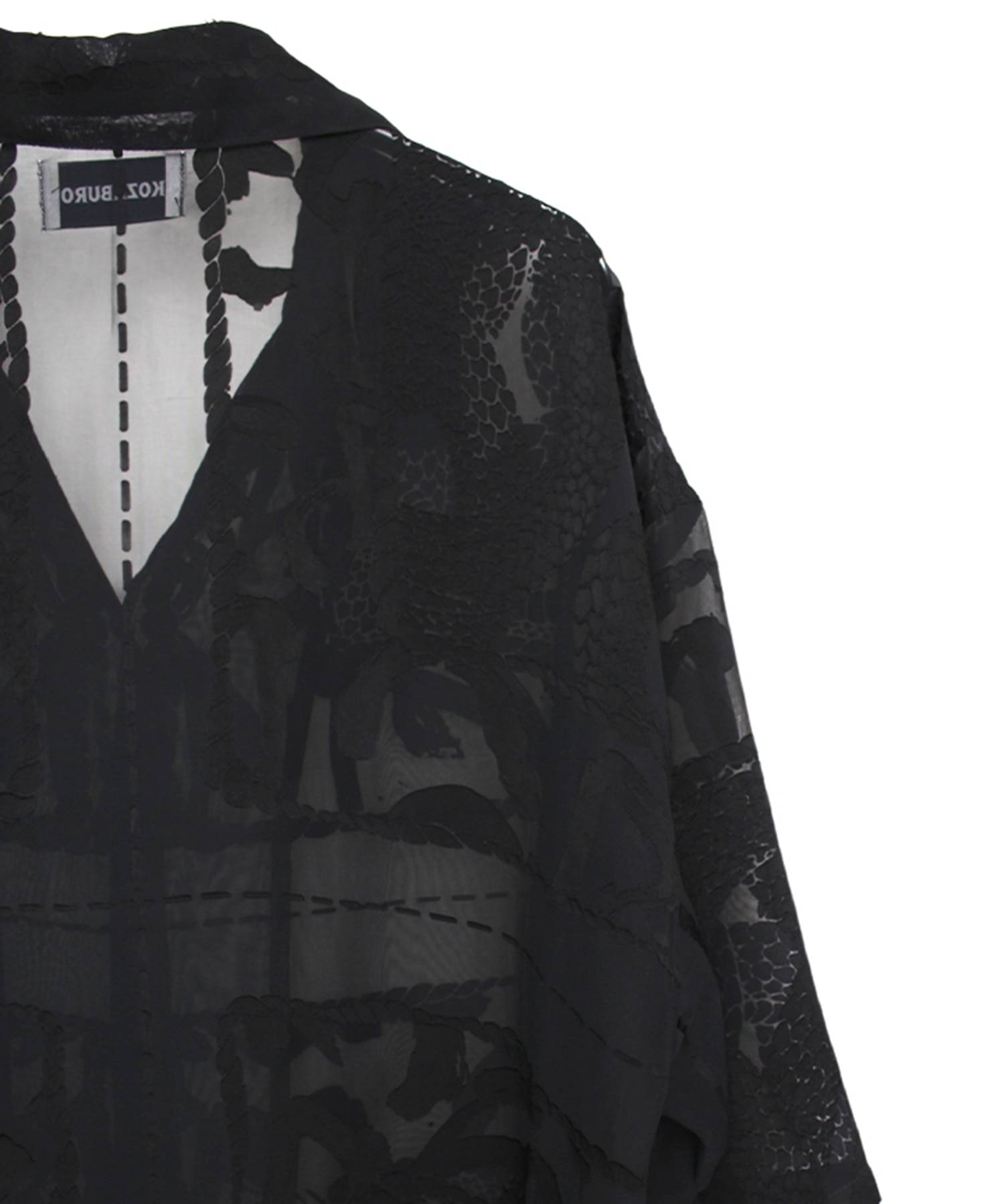 OPAL SHORT SLEEVE OVERSIZE CAMP COLLAR SHIRT KOZABURO