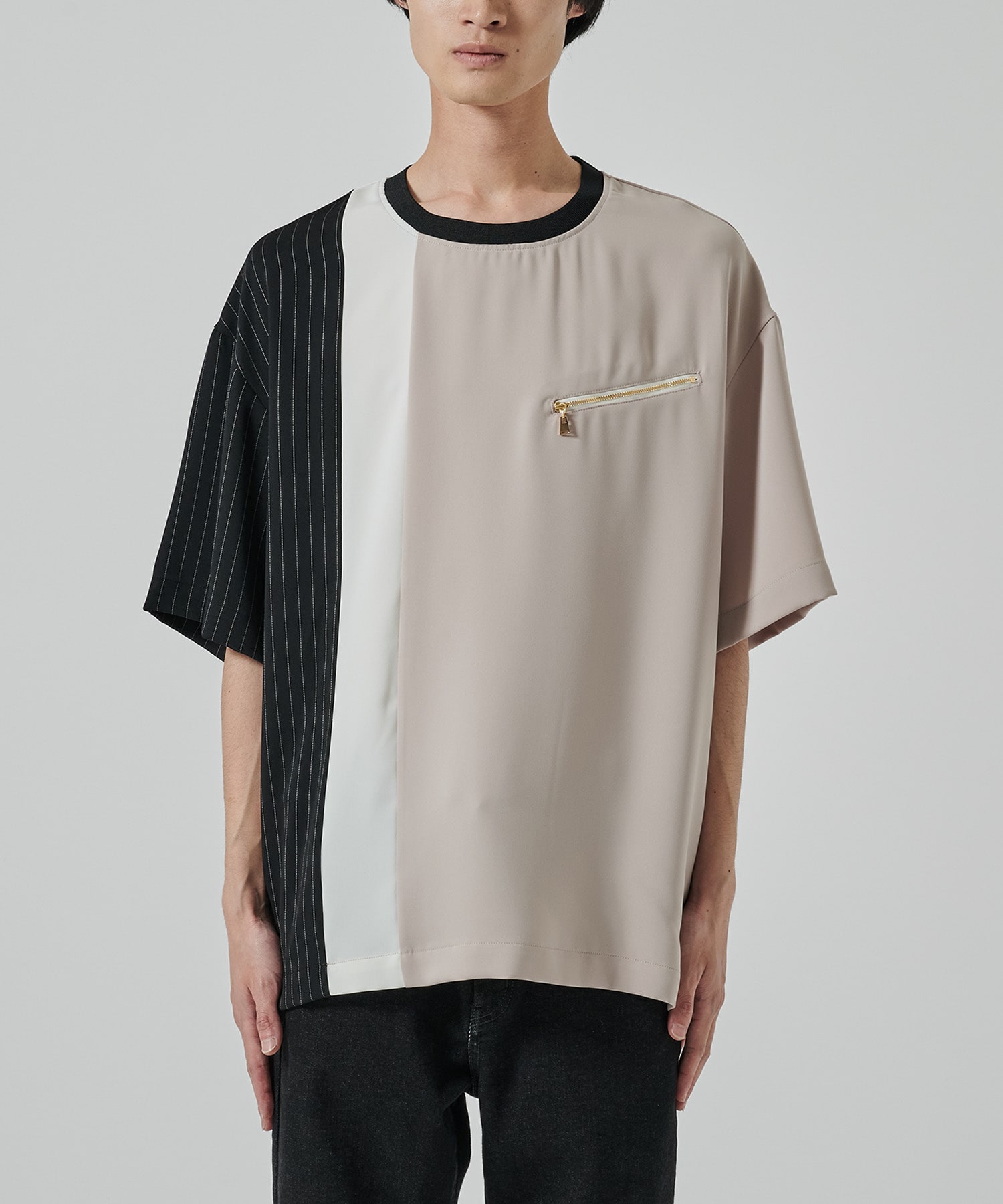 Double Satin Bi Color Pullover CULLNI