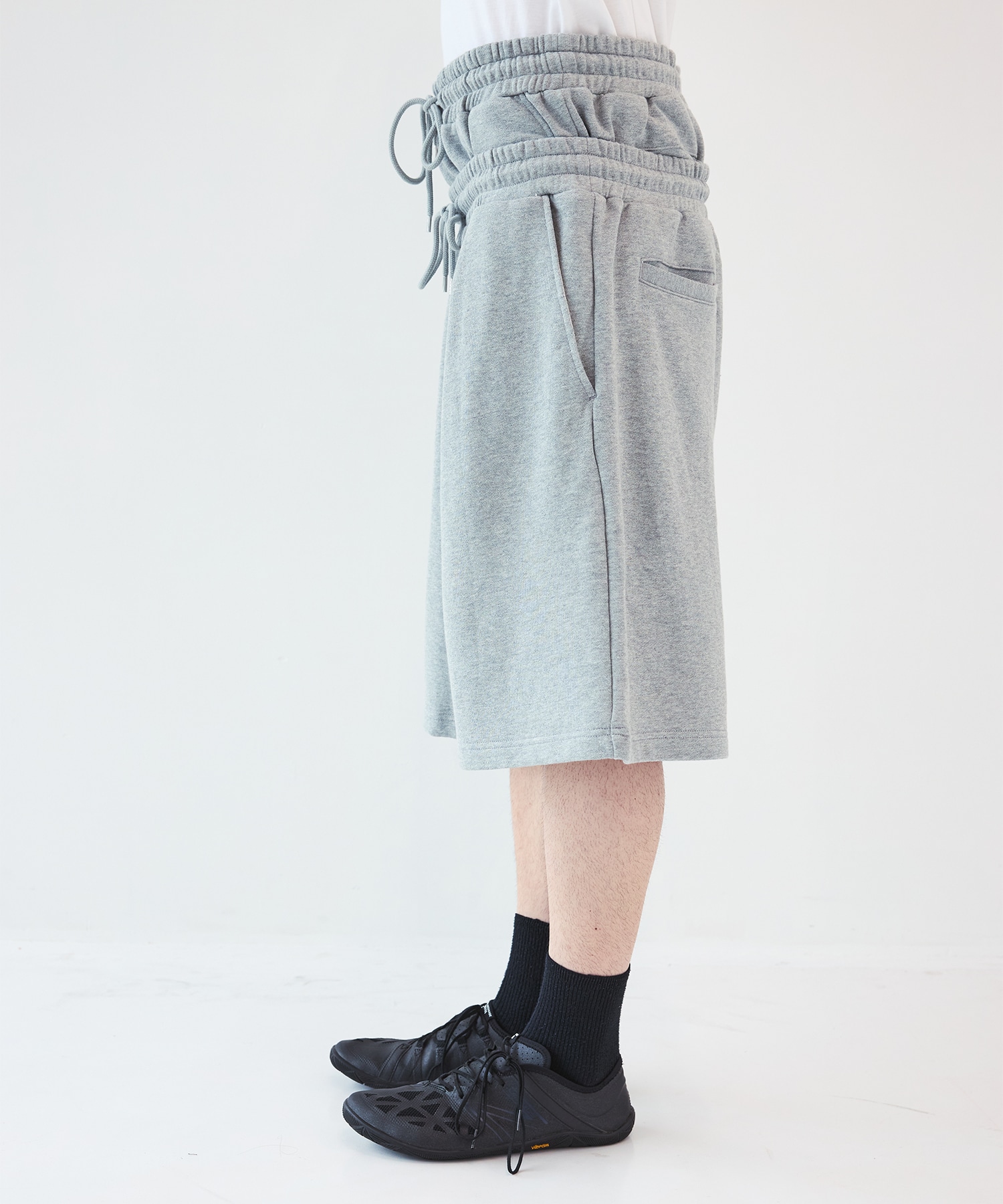 別注SWEAT TUCKED SHORTS JOHN LAWRENCE SULLIVAN