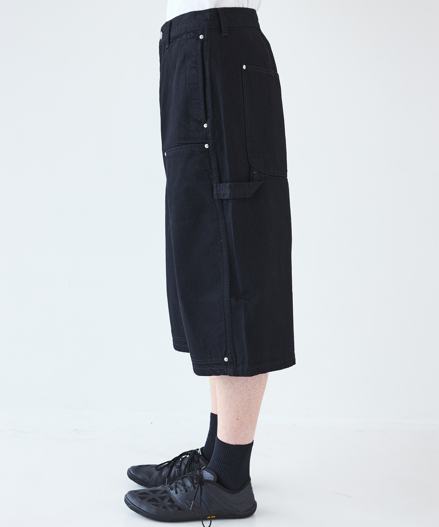 別注 OW DOUBLE KNEE DENIM SHORTS JieDa
