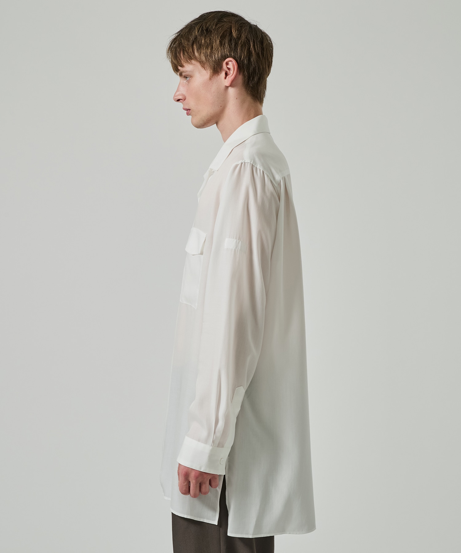 SUIT CDH OPEN COLLAR SHIRT Yohji Yamamoto