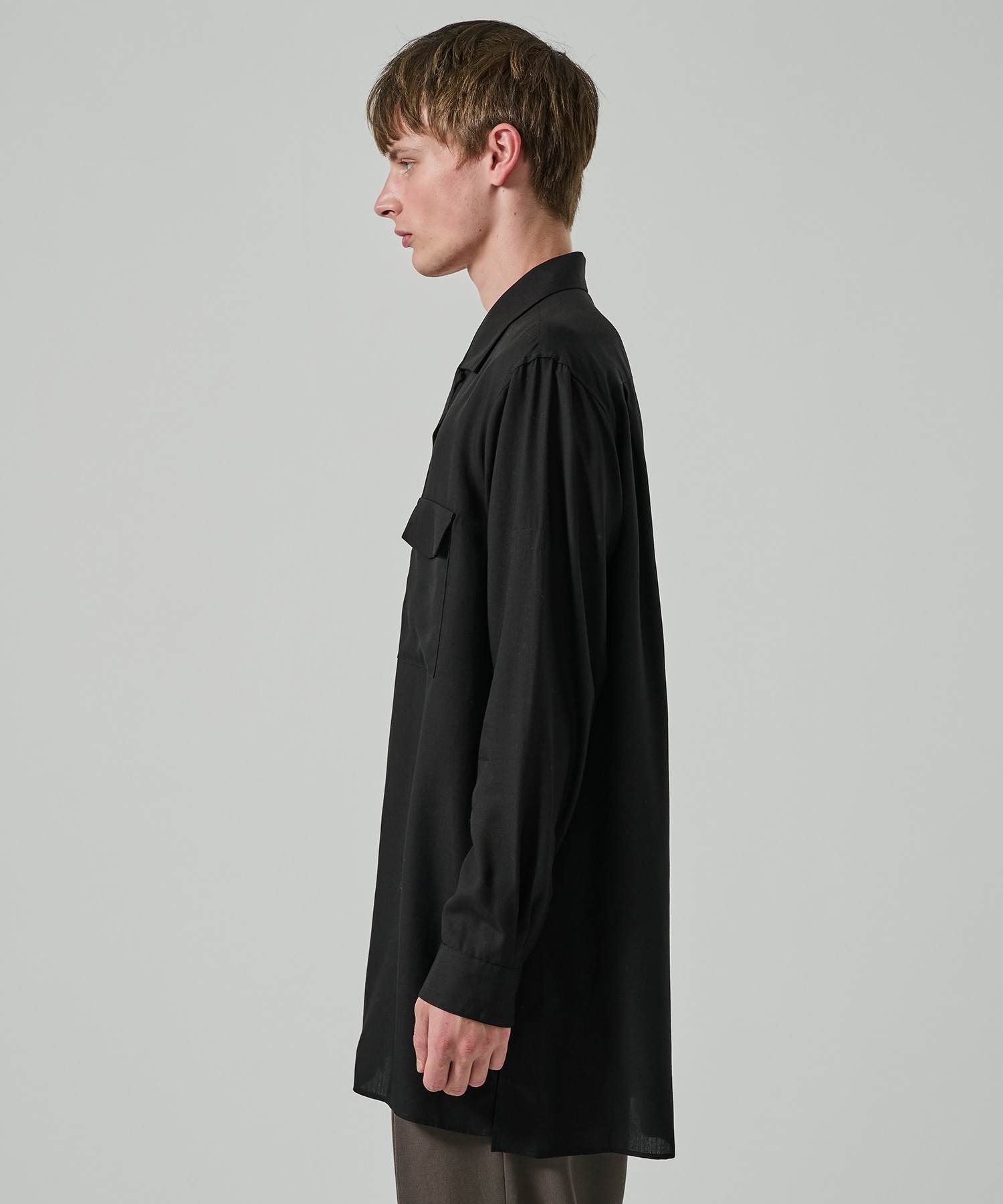 SUIT CDH OPEN COLLAR SHIRT Yohji Yamamoto