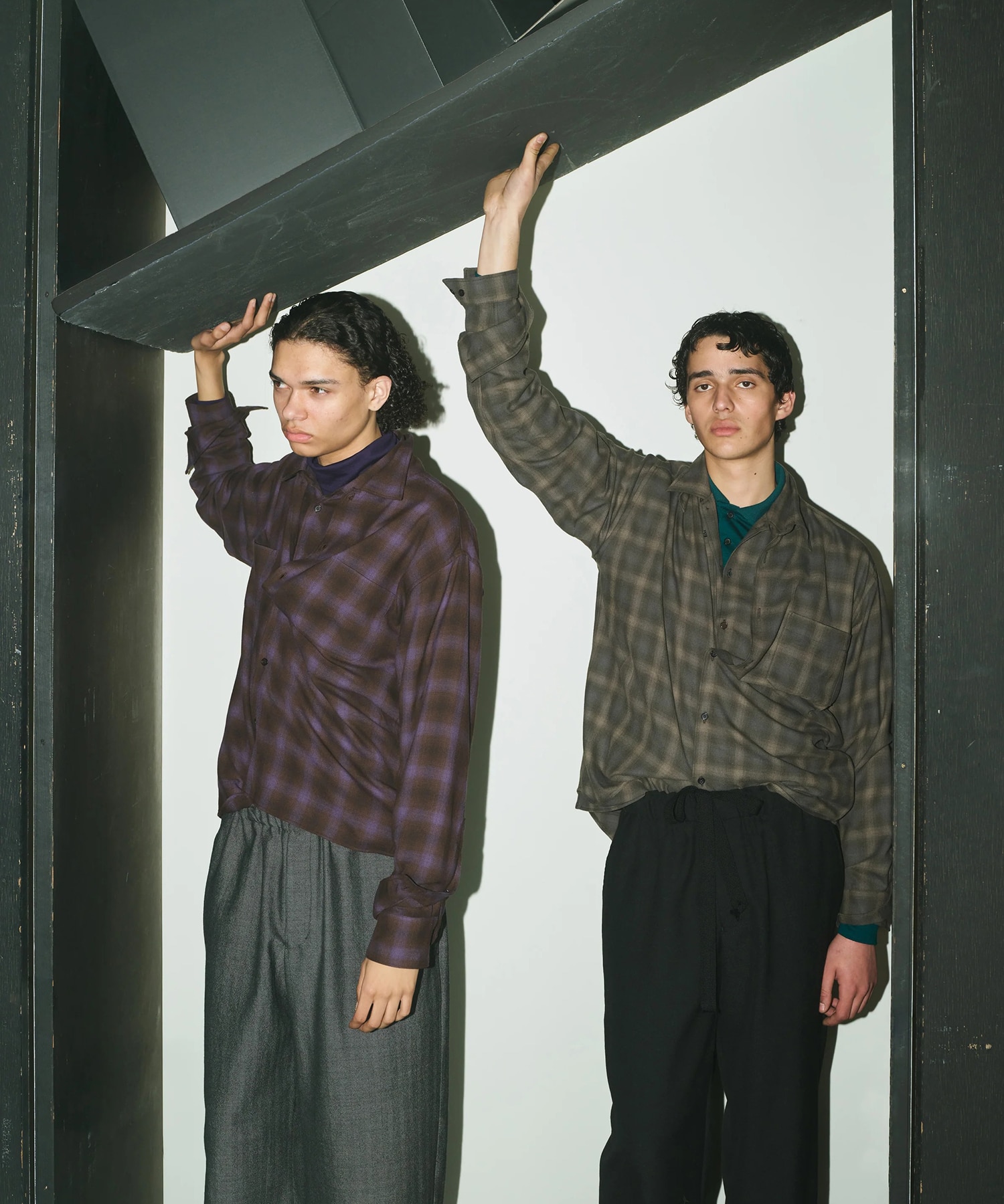 スーパー140'sウールビエラワッシャー タンブラー / レギュラーカラーシャツ MARKAWARE/marka