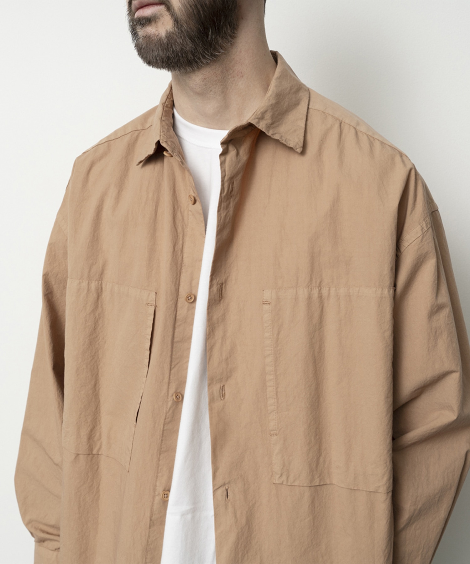 Garment-dye over shirt 