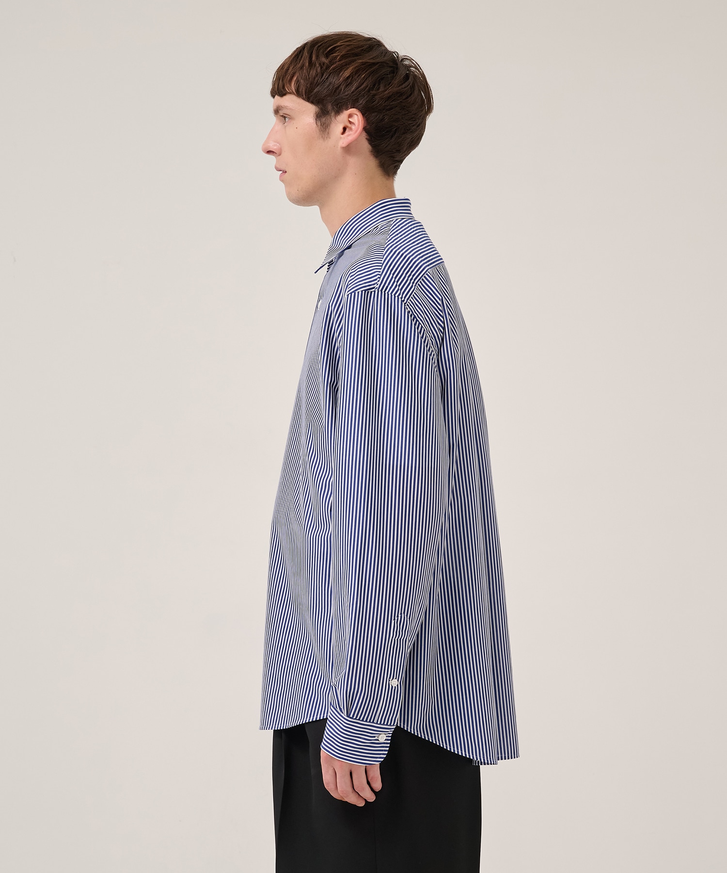 別注 46G Modest Stripe Shirt KANEMASA PHIL.