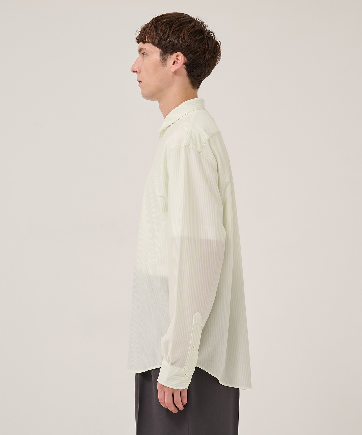 別注 46G Modest Stripe Shirt KANEMASA PHIL.