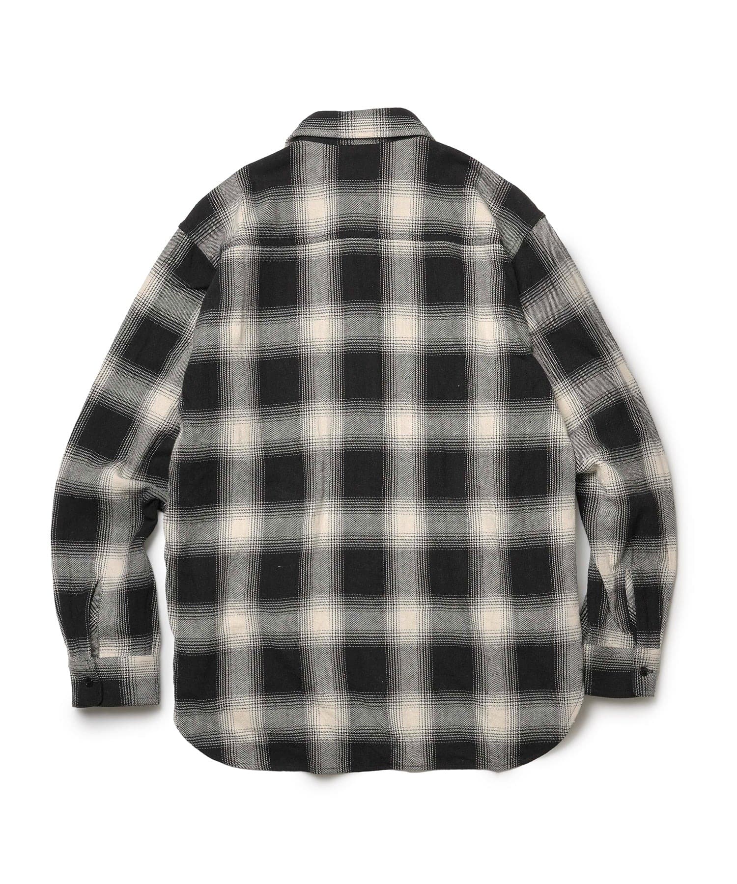 OMBRE CHECK NEL /WORK SHIRT MR.OLIVE
