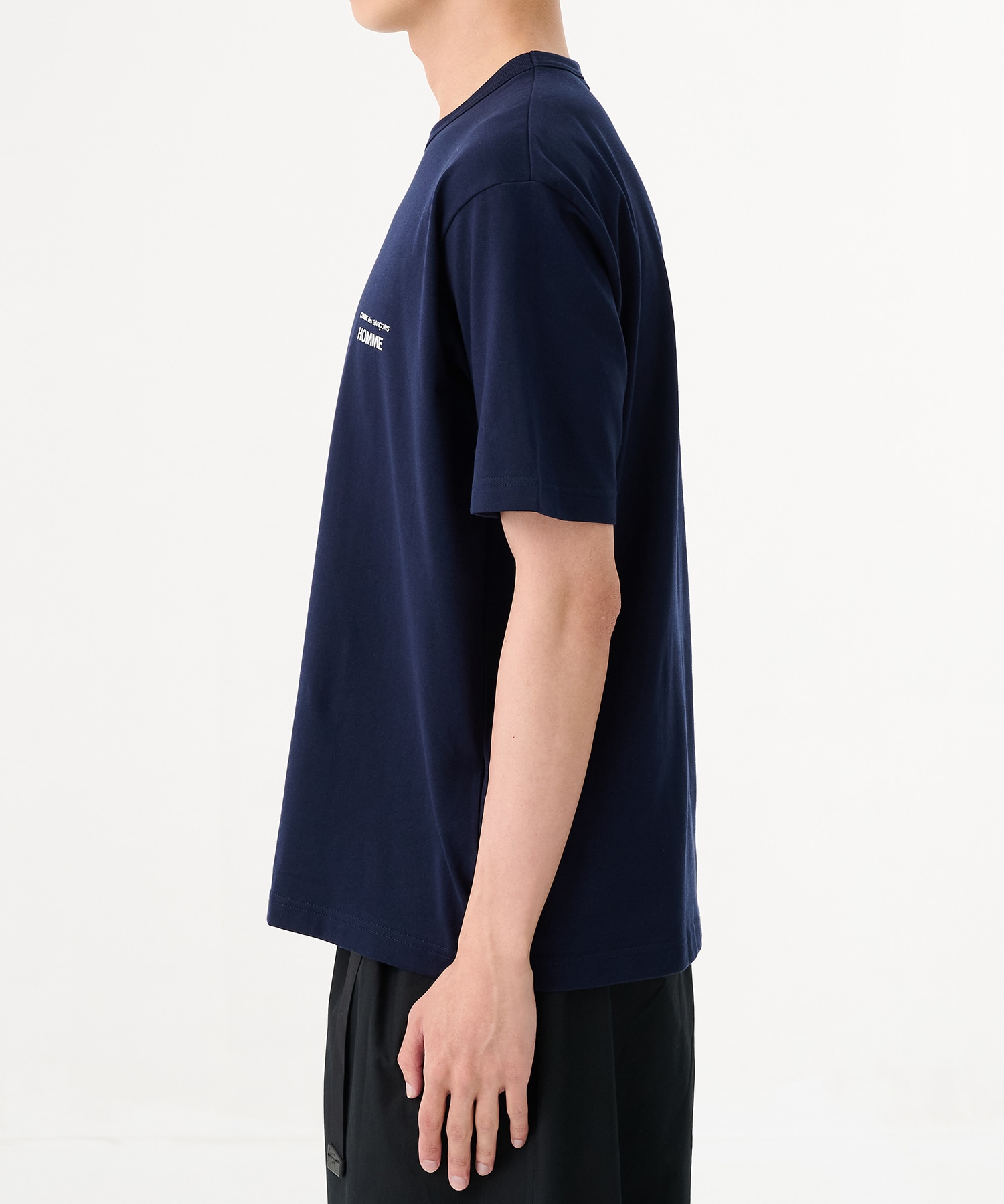 COMME des GARCONS HOMME ロゴプリント 綿天竺 半袖カットソー / HP-T101-051 COMME des GARCONS HOMME