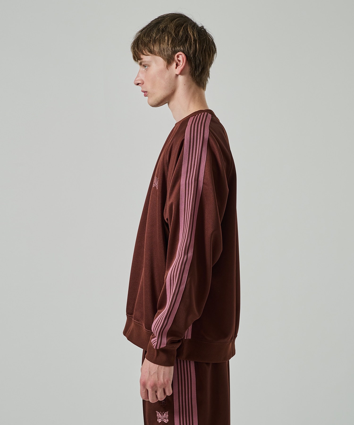 Track Crew Neck Shirt - Poly Smooth NEEDLES