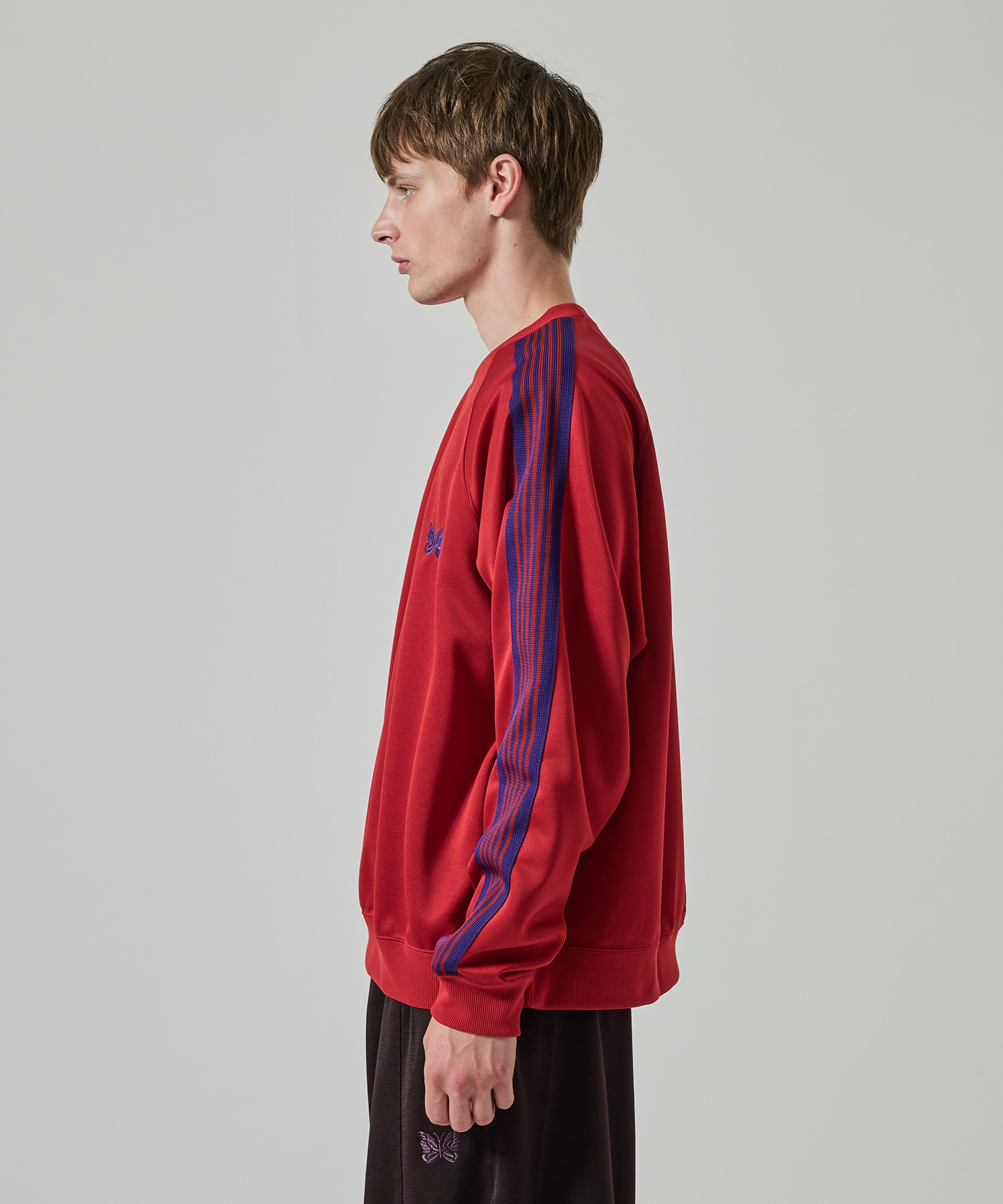 Track Crew Neck Shirt - Poly Smooth NEEDLES