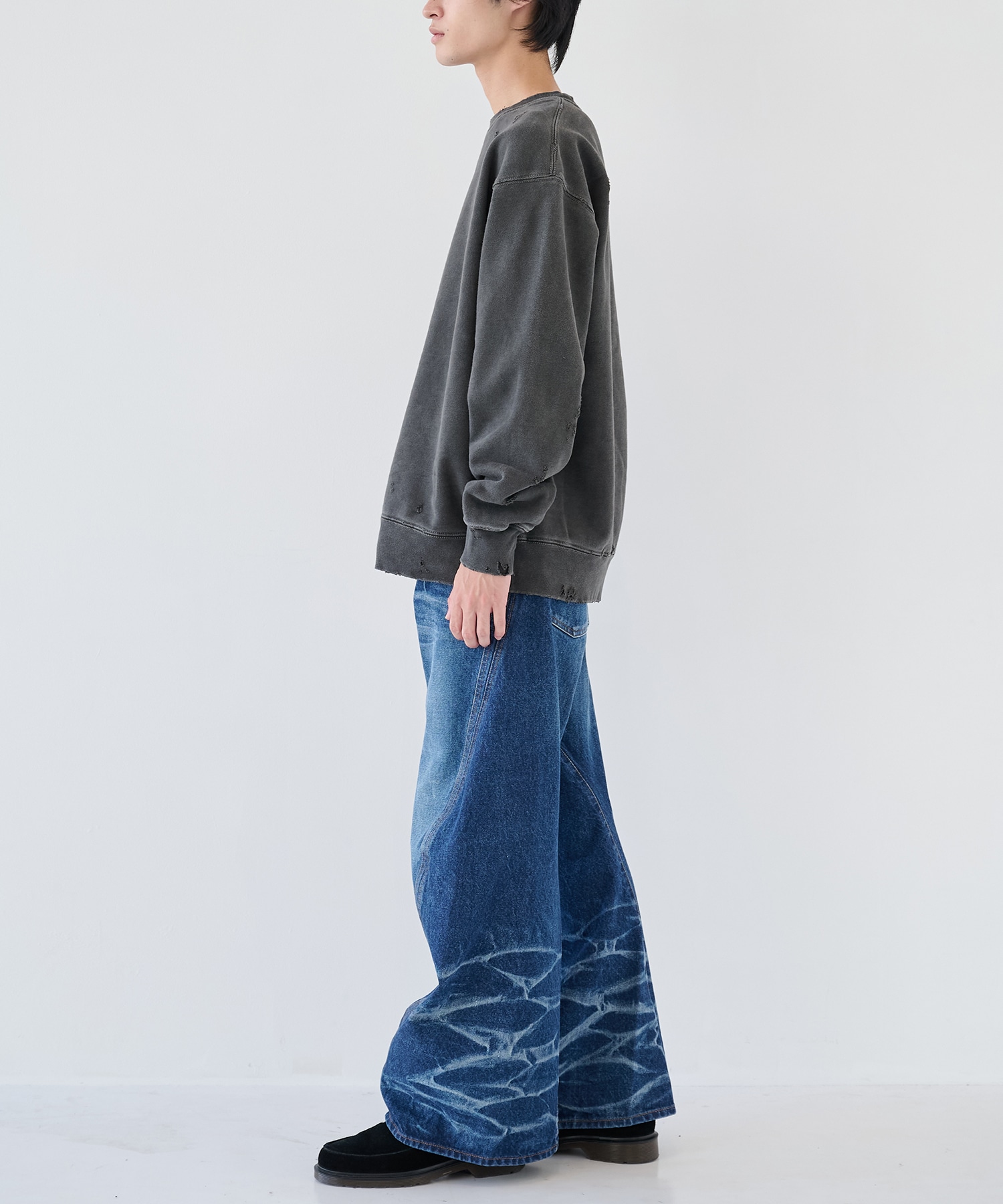 DAMAGE PIGMENT SWEAT CREW JieDa