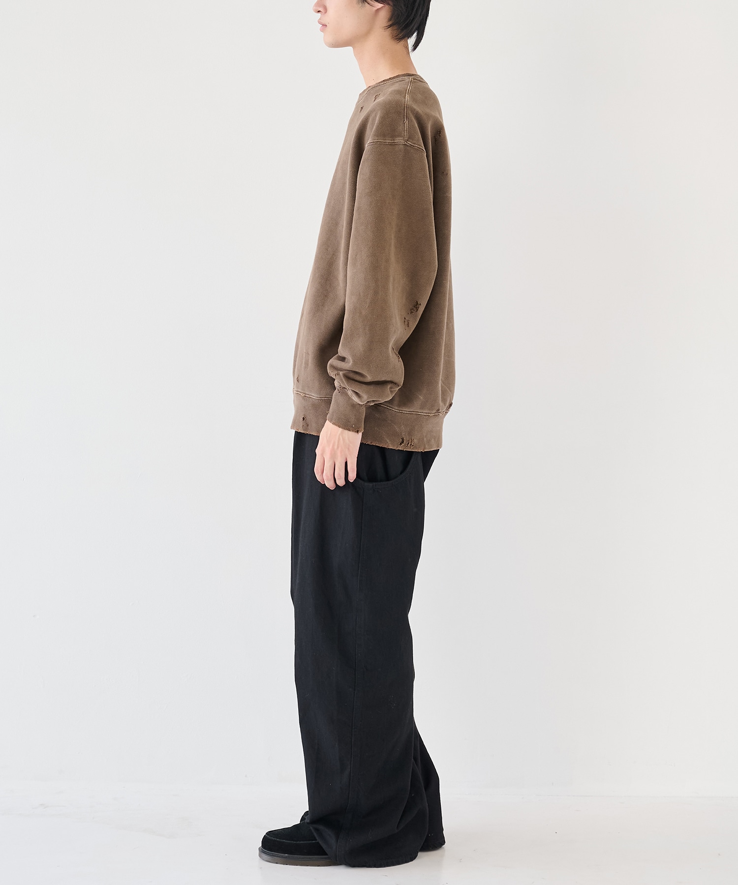 DAMAGE PIGMENT SWEAT CREW JieDa