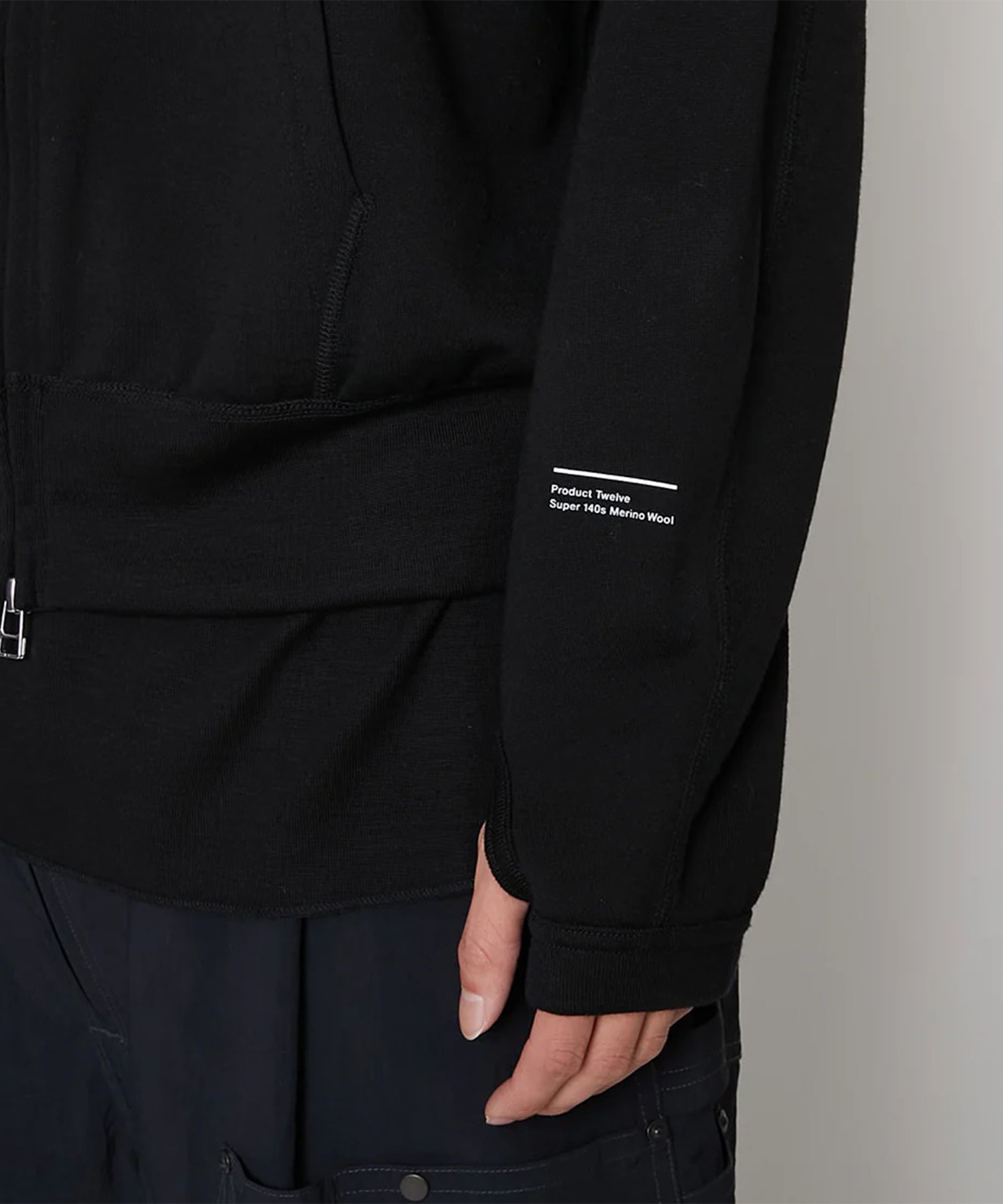 Super 140s /130s Melino Wool Zip Up Parka Product Twelve