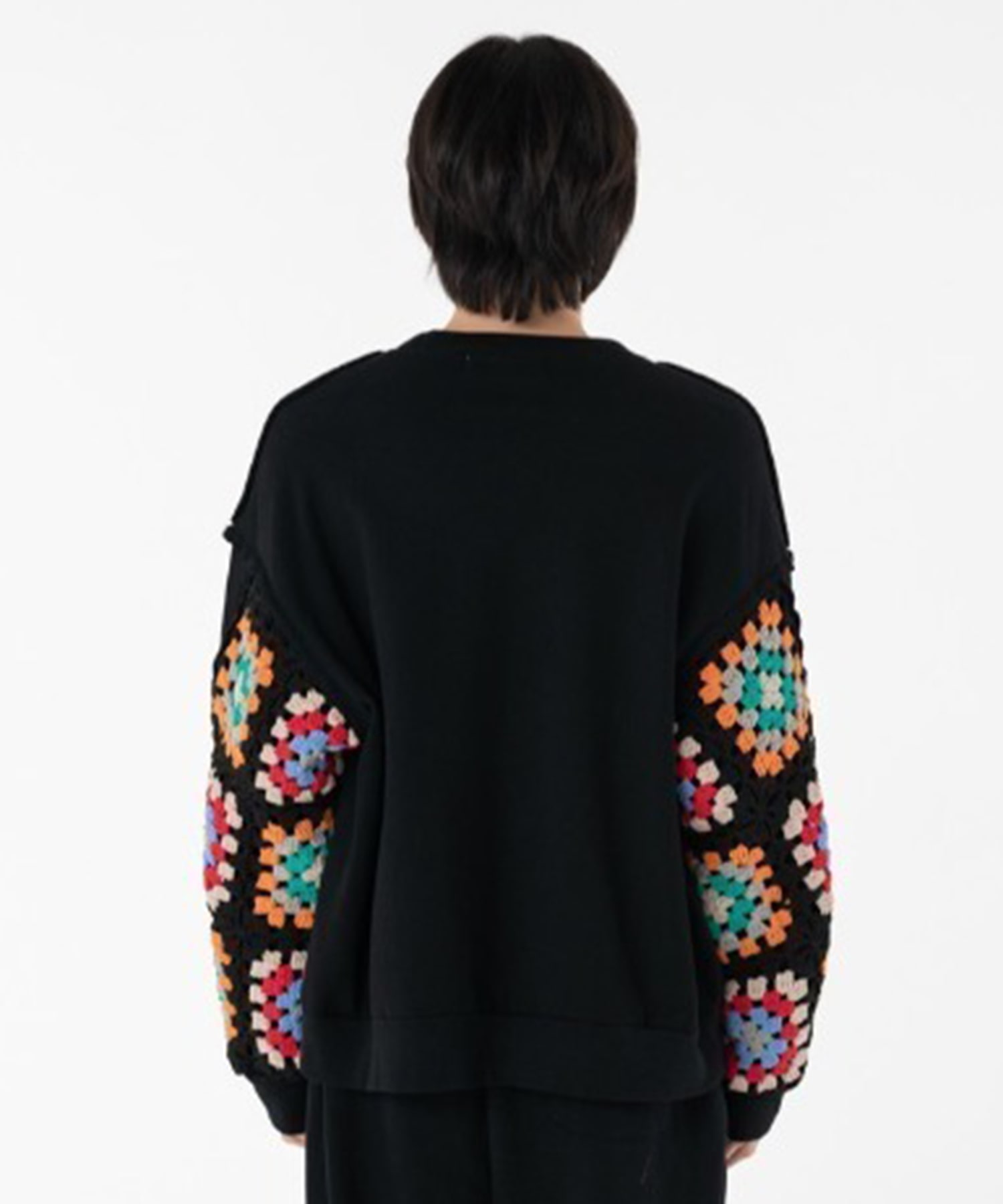 CROCHET SLEEVE SWEAT DISCOVERED