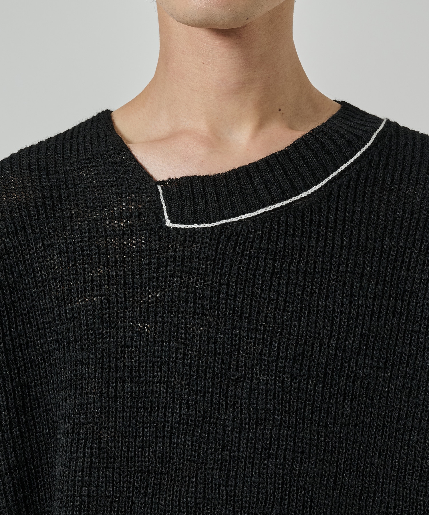 変形衿リブフラシ PO Yohji Yamamoto