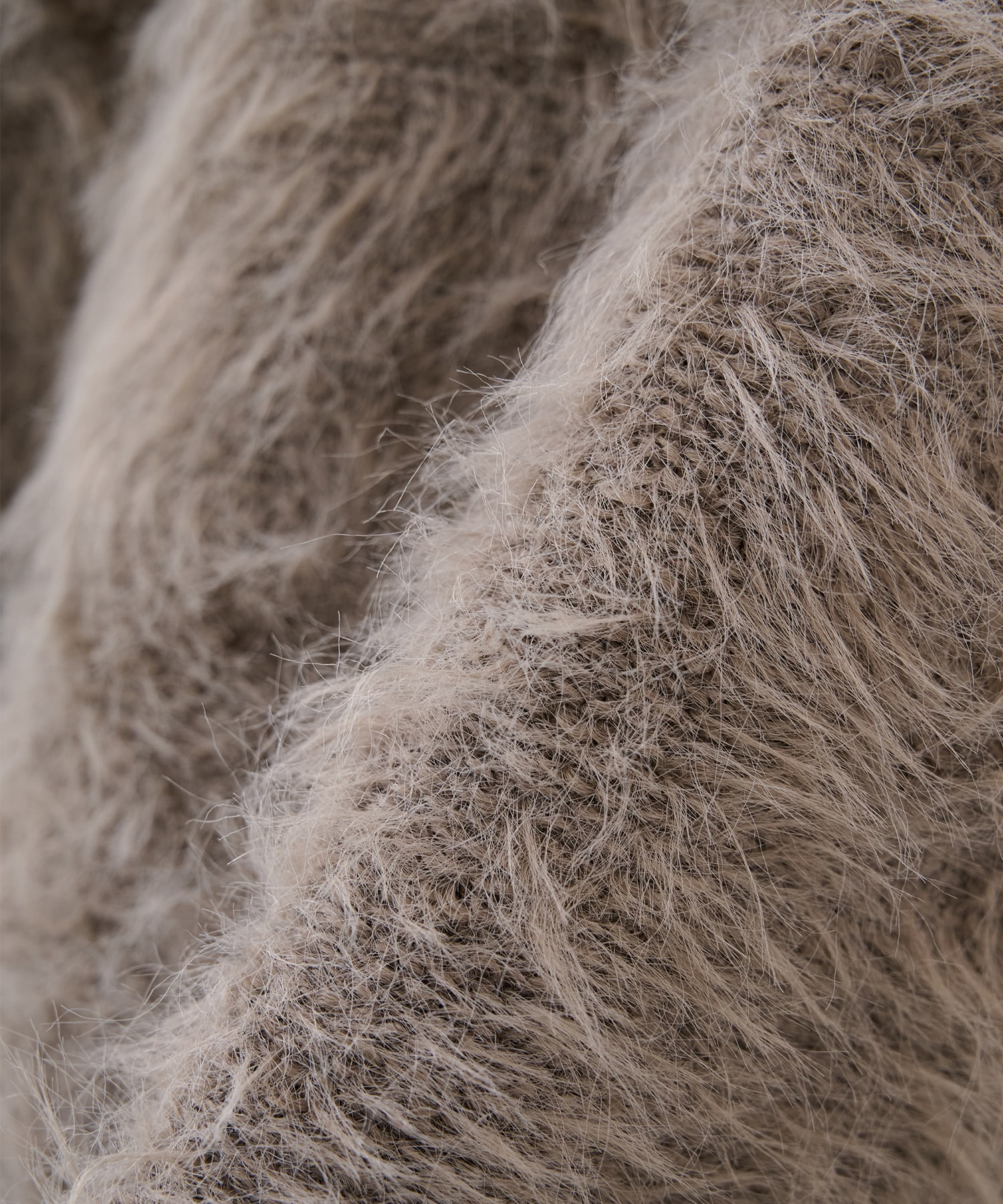 シャギーニットシャツ SHAREEF