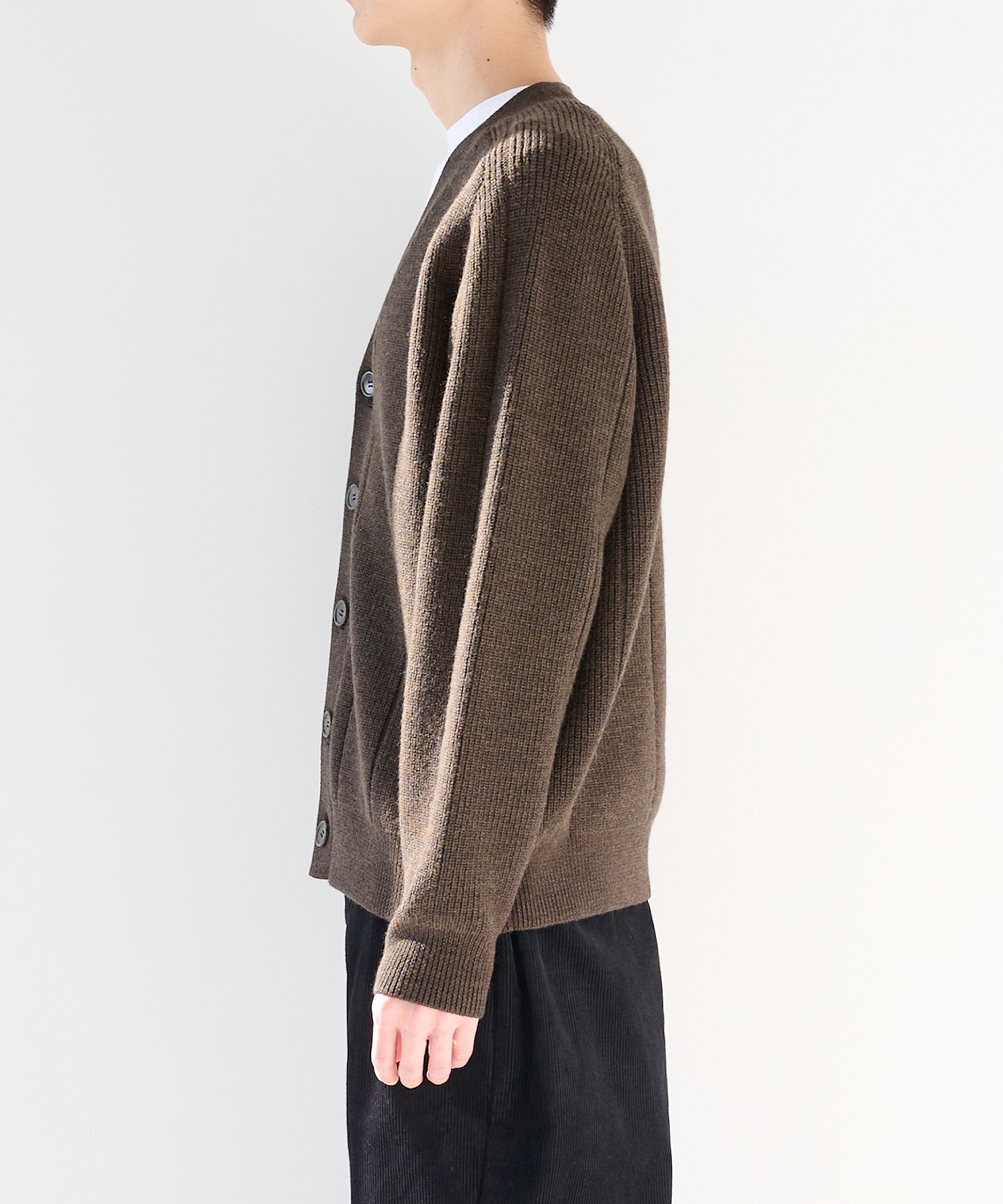 編地切替カーディガン WRAPINKNOT