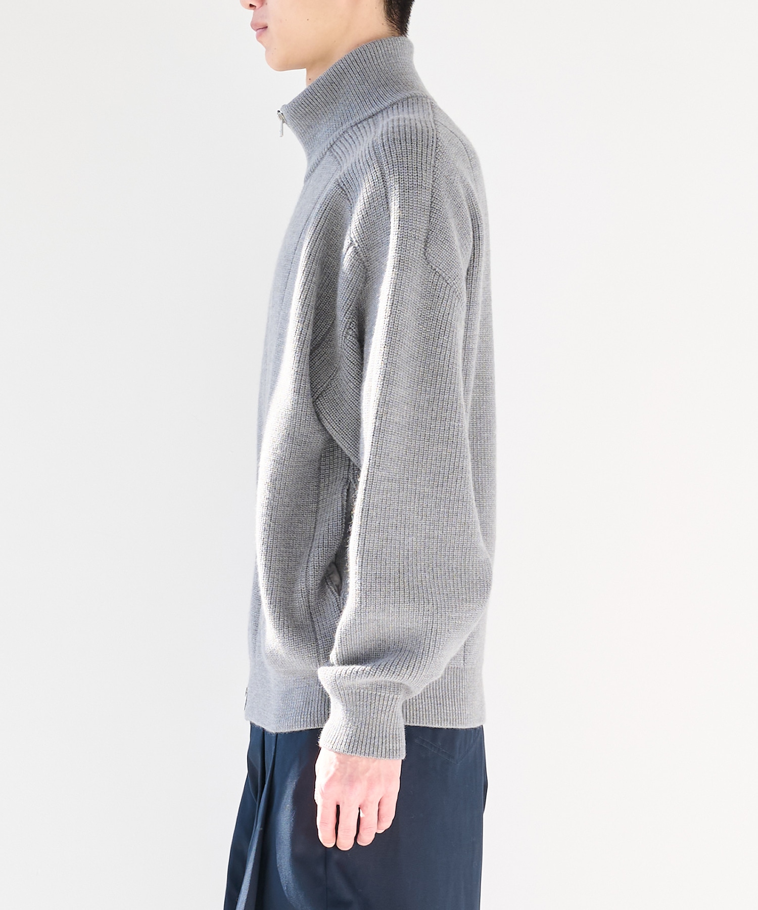 編地切替ドライバーズニット WRAPINKNOT