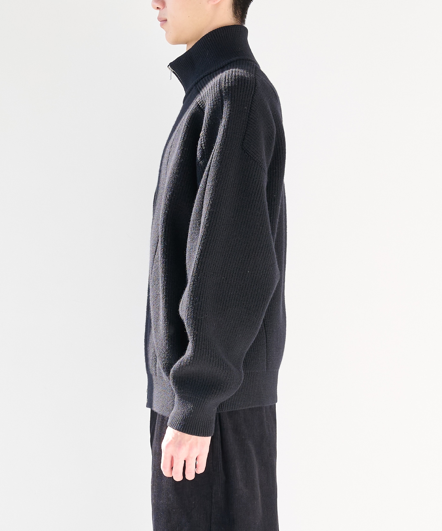 編地切替ドライバーズニット WRAPINKNOT