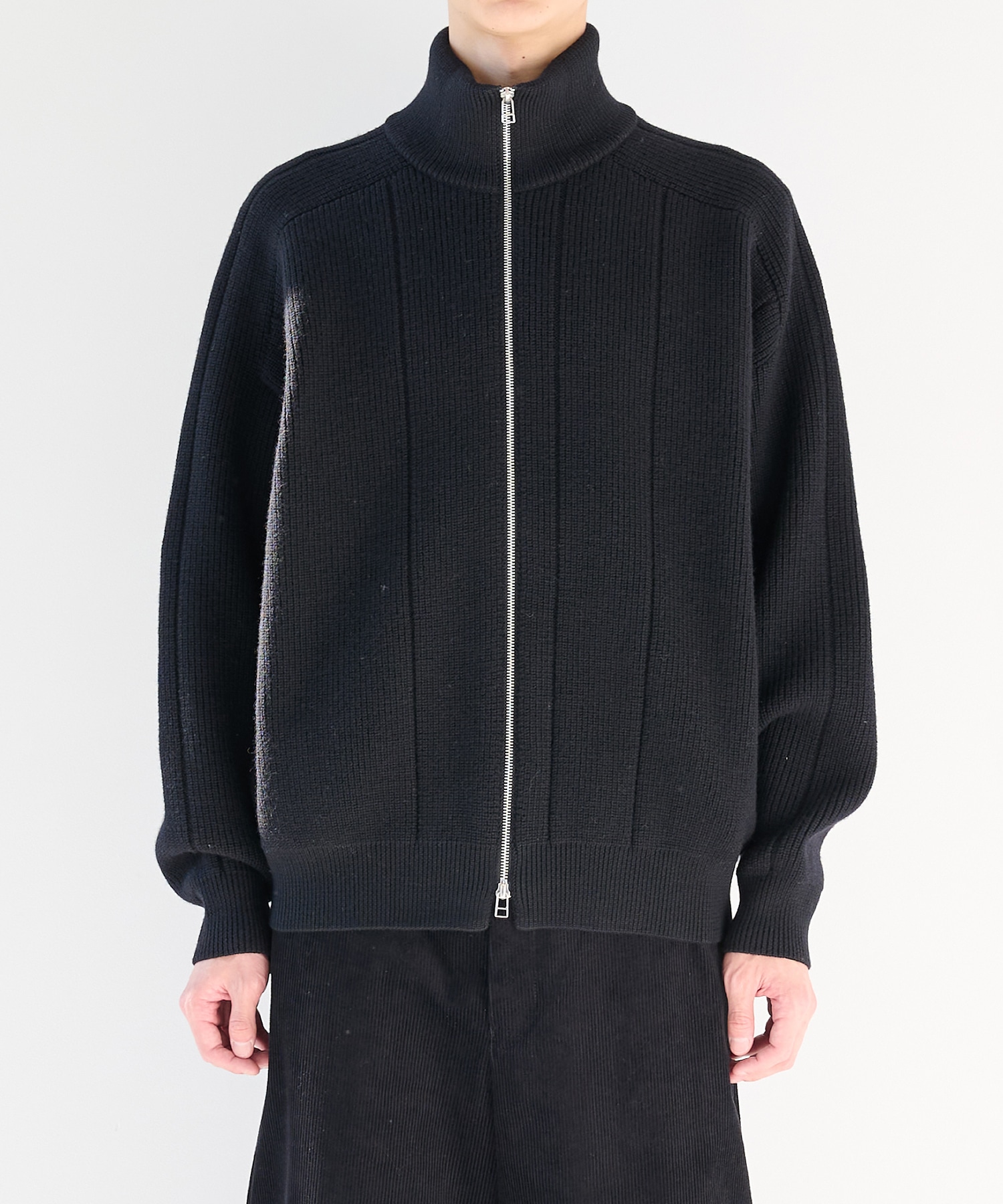 編地切替ドライバーズニット WRAPINKNOT