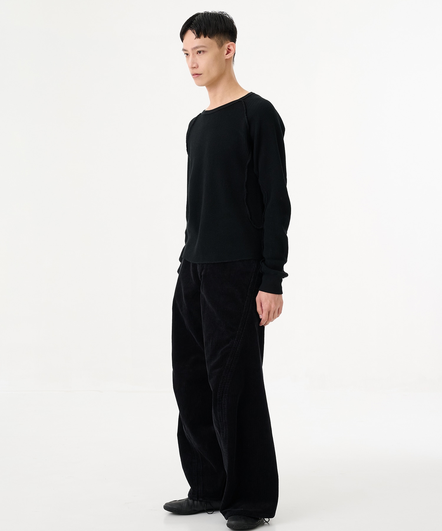 3D TWISTED WIDE LEG 5P PANTS NVRFRGT