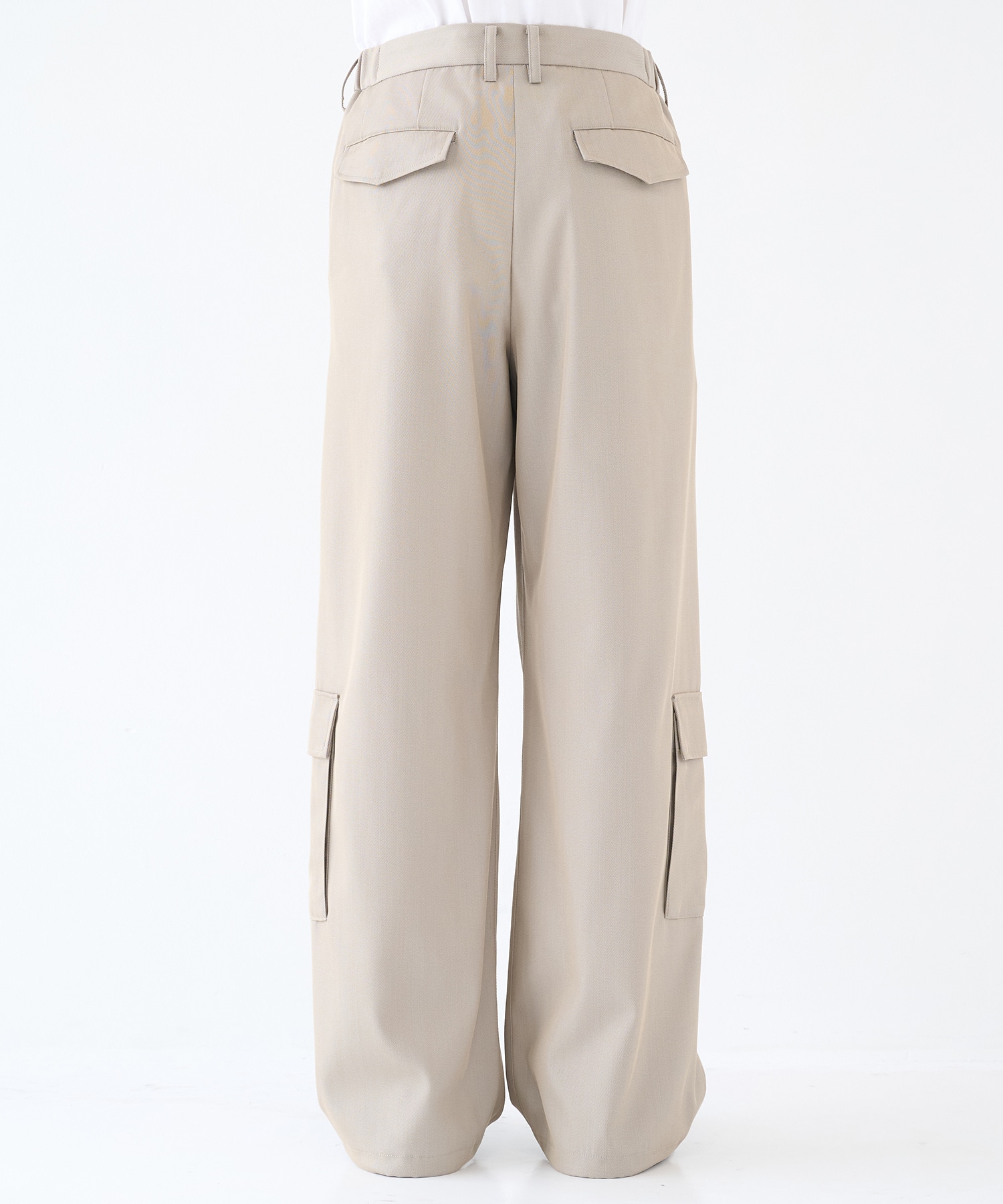 TWO TUCKS WIDE CARGO PANTS IRENISA