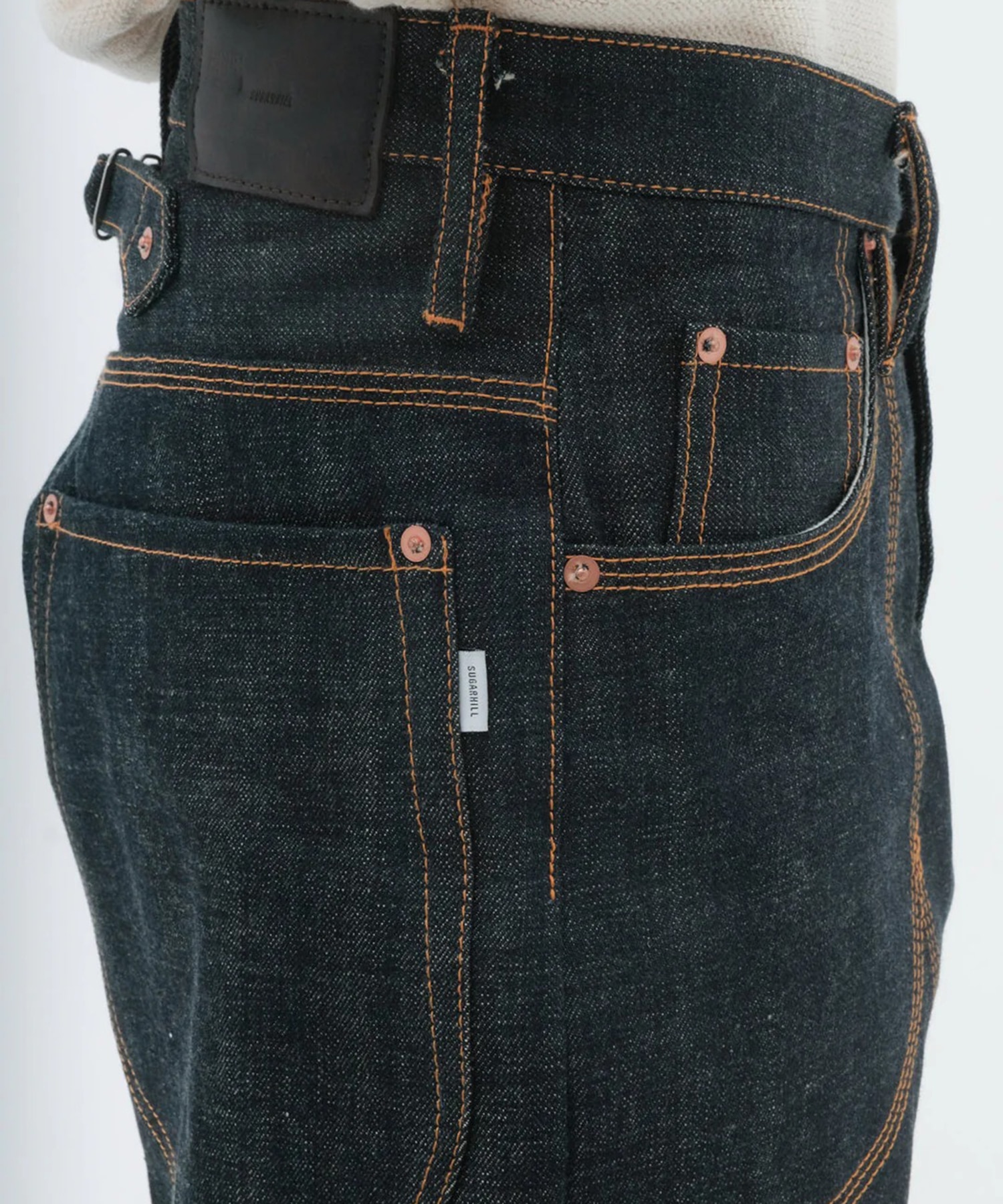 CLASSIC DOUBLE KNEE DENIM PANTS SUGARHILL