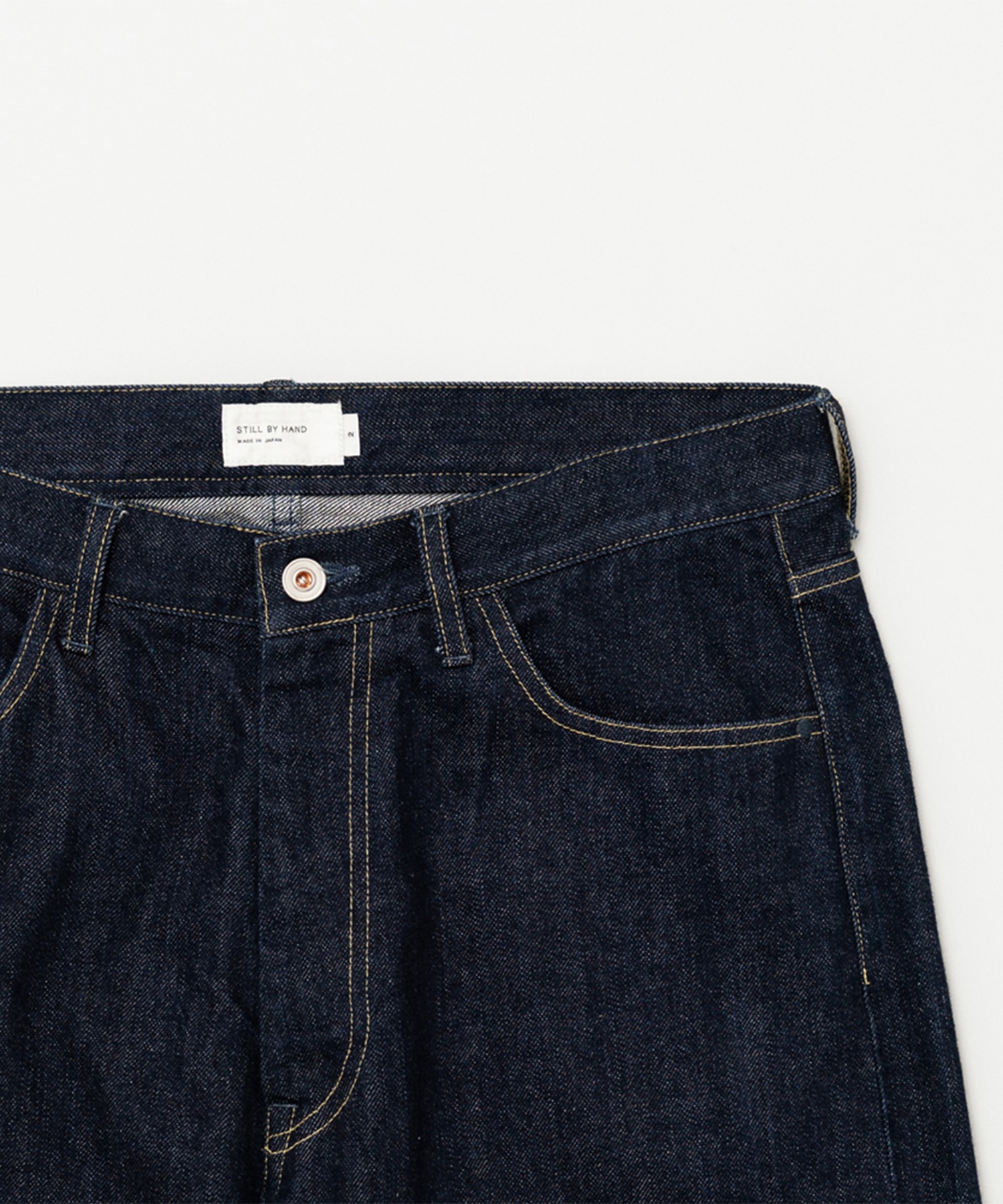 5 pocket denim pants STILL BY HAND