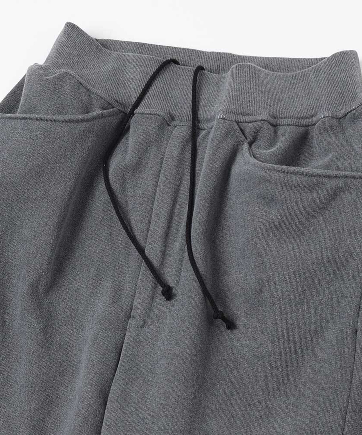 NEW RIB BAGGY PANTS- Pigment Print French Terry saby