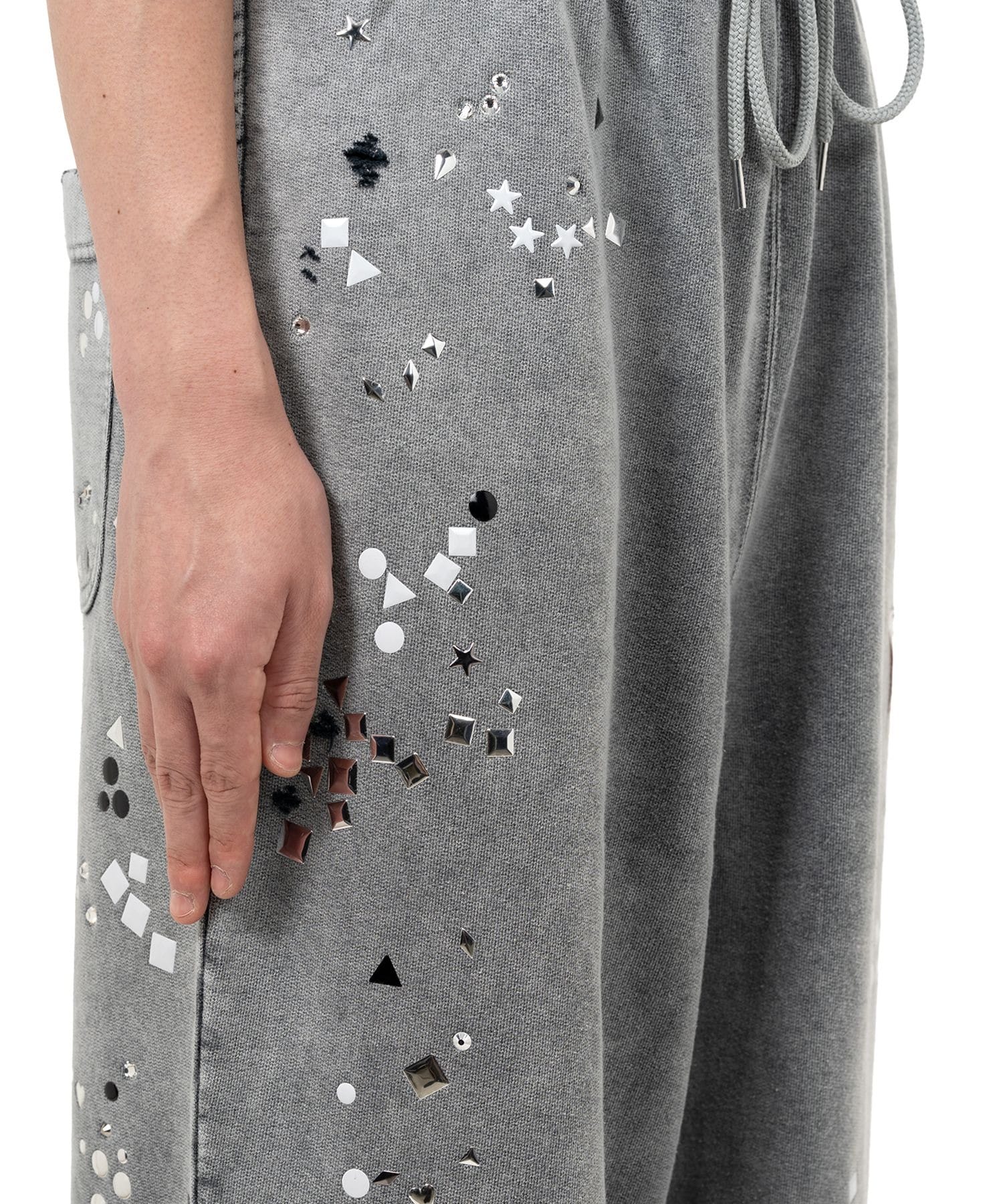 EMBELLISHED BLEACHED PANTS Maison MIHARA YASUHIRO