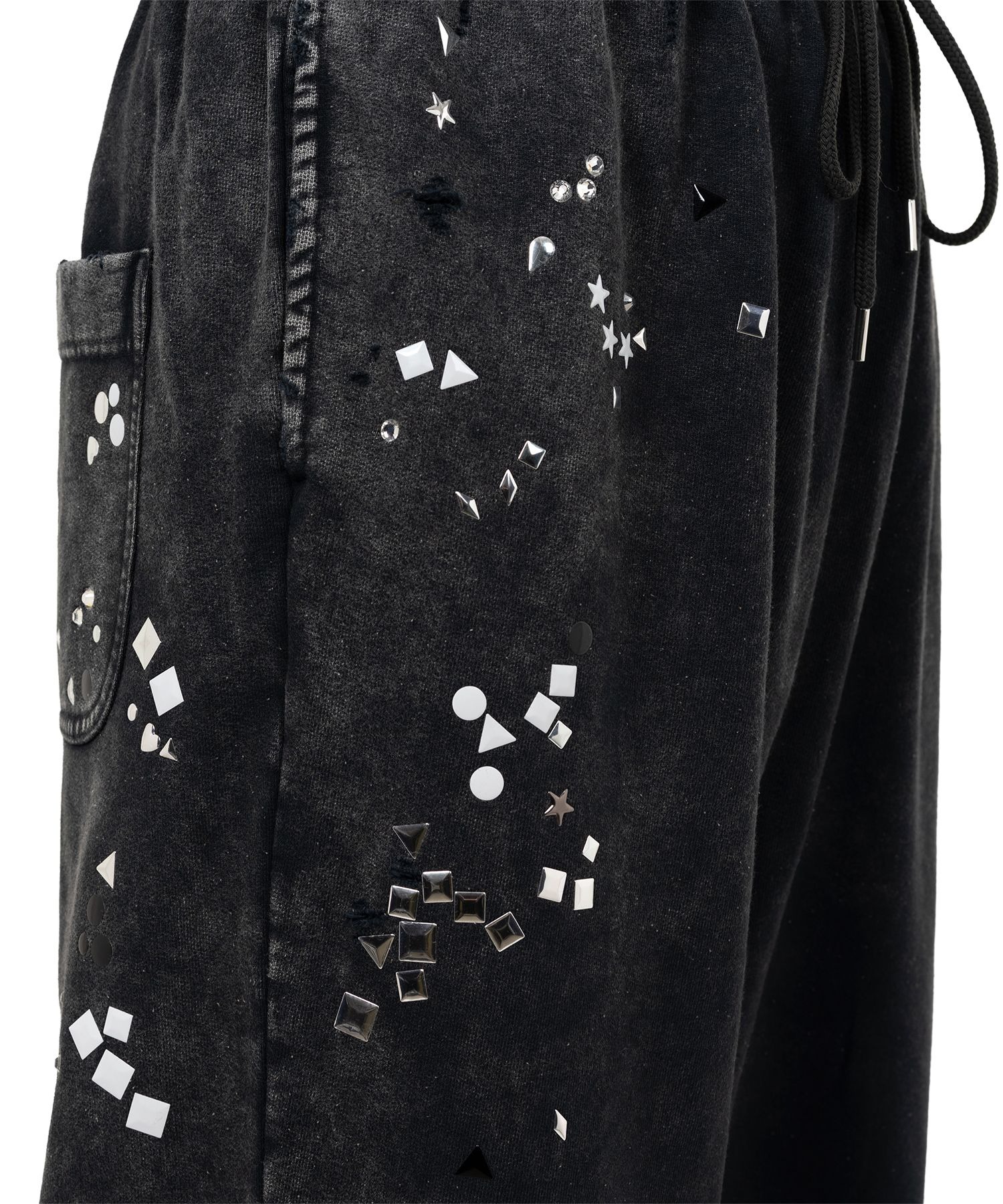 EMBELLISHED BLEACHED PANTS Maison MIHARA YASUHIRO