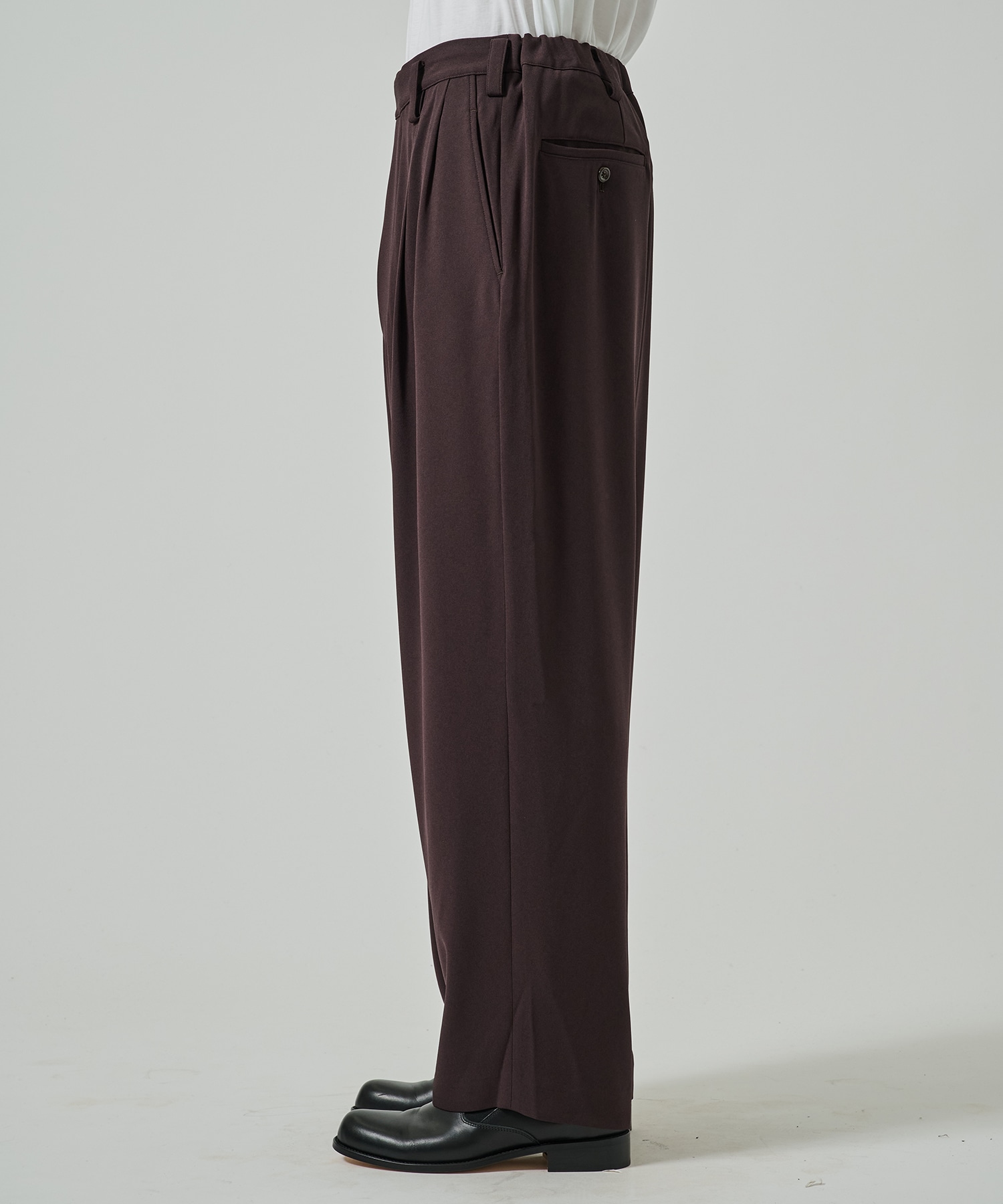 Wide 2 Tuck PNT UJOH HOMME