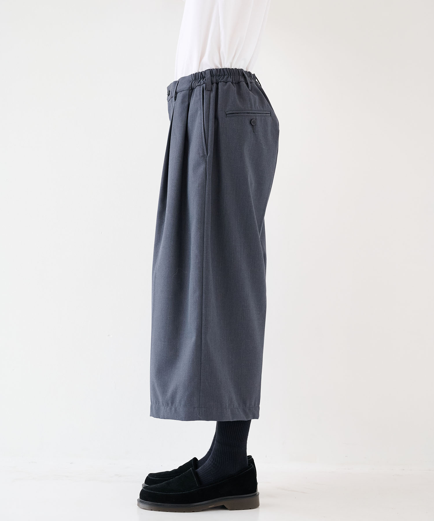 T/W Saxony Shin Cut Wide Easy Trousers COOTIE PRODUCTIONS
