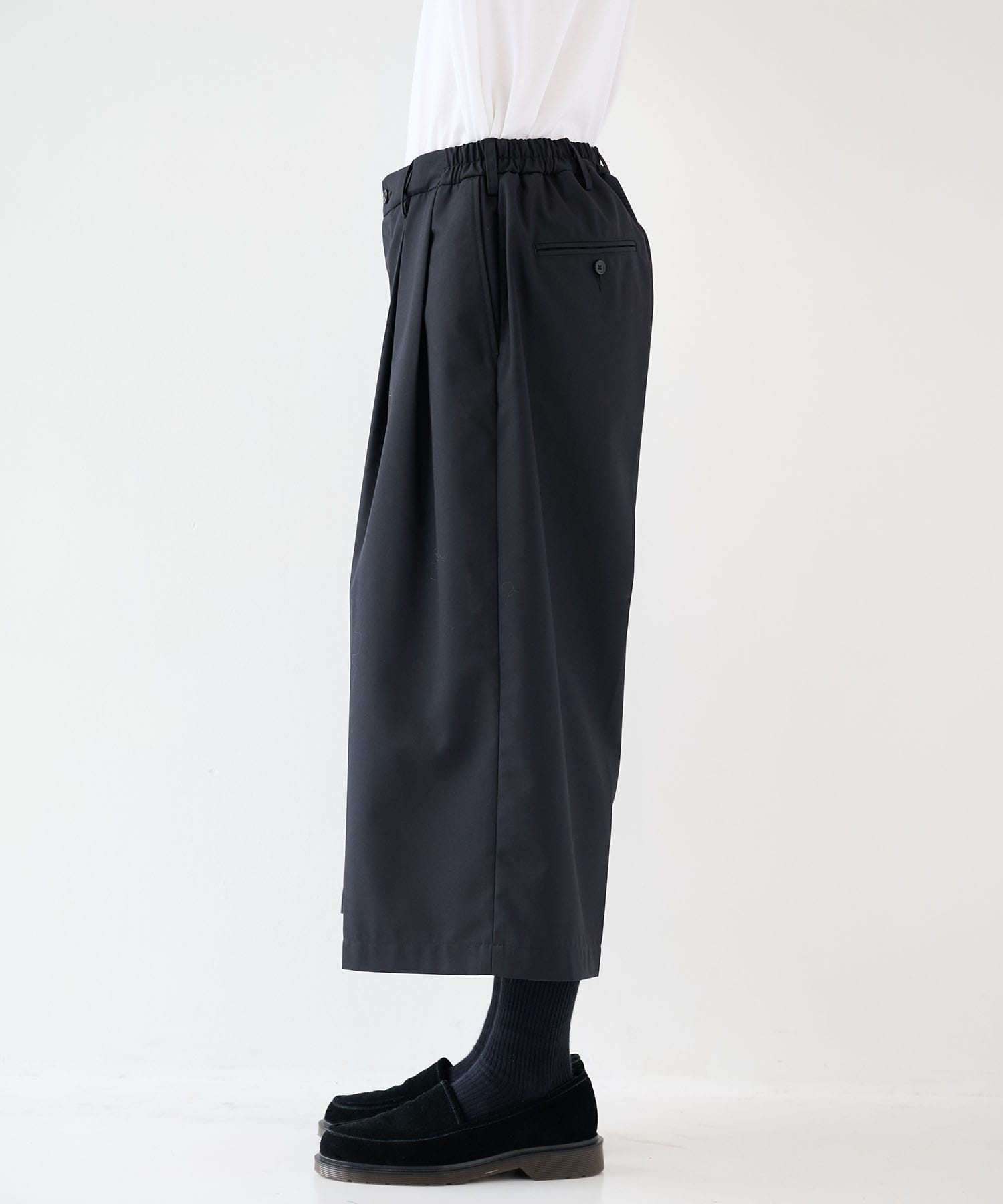 T/W Saxony Shin Cut Wide Easy Trousers COOTIE PRODUCTIONS