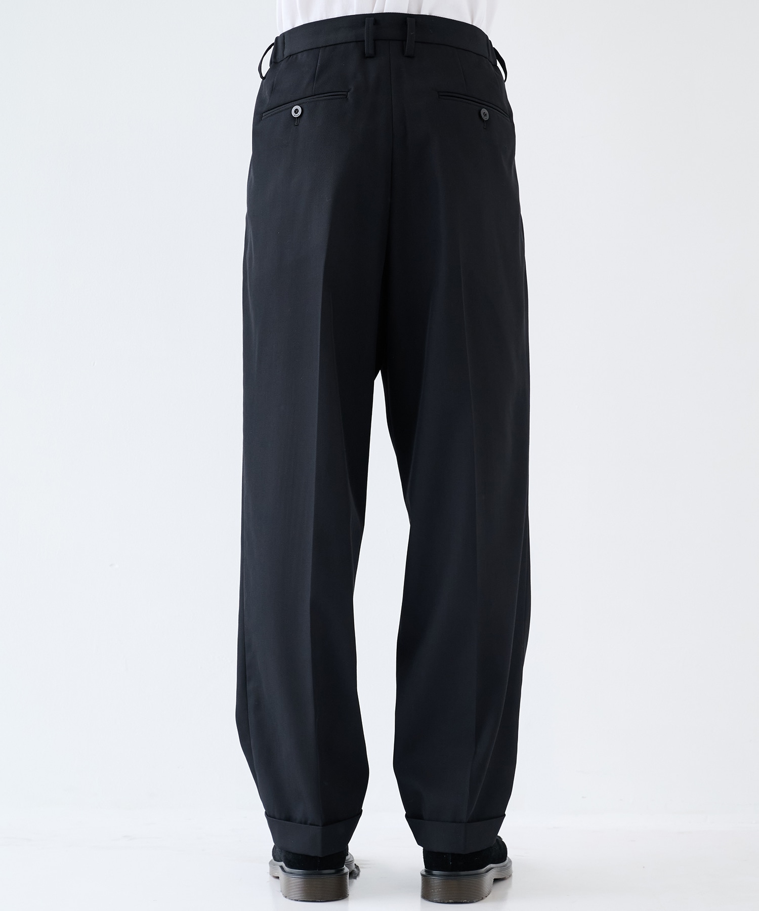 TWO TUCKS TAPERED TROUSERS IRENISA