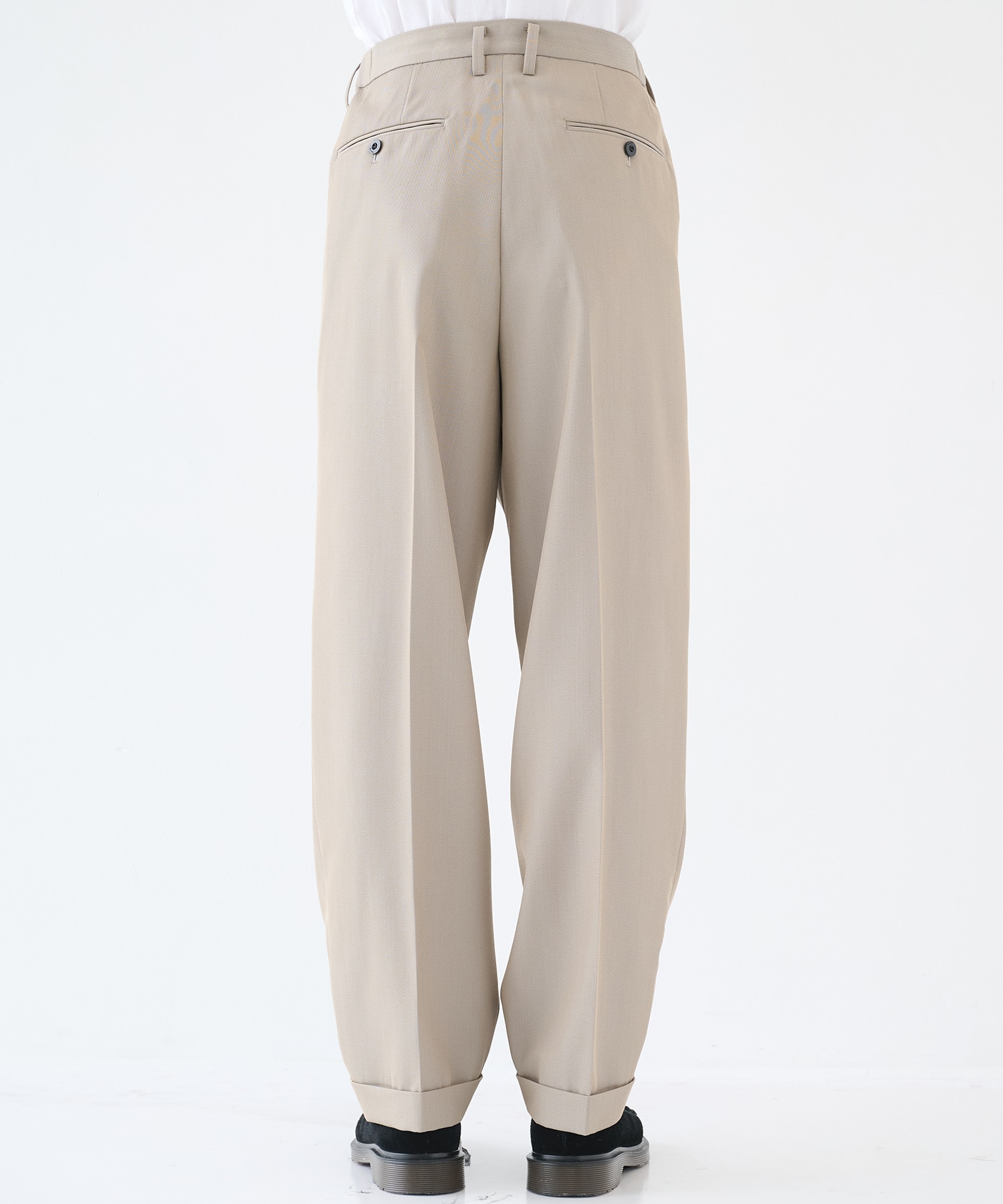 TWO TUCKS TAPERED TROUSERS IRENISA